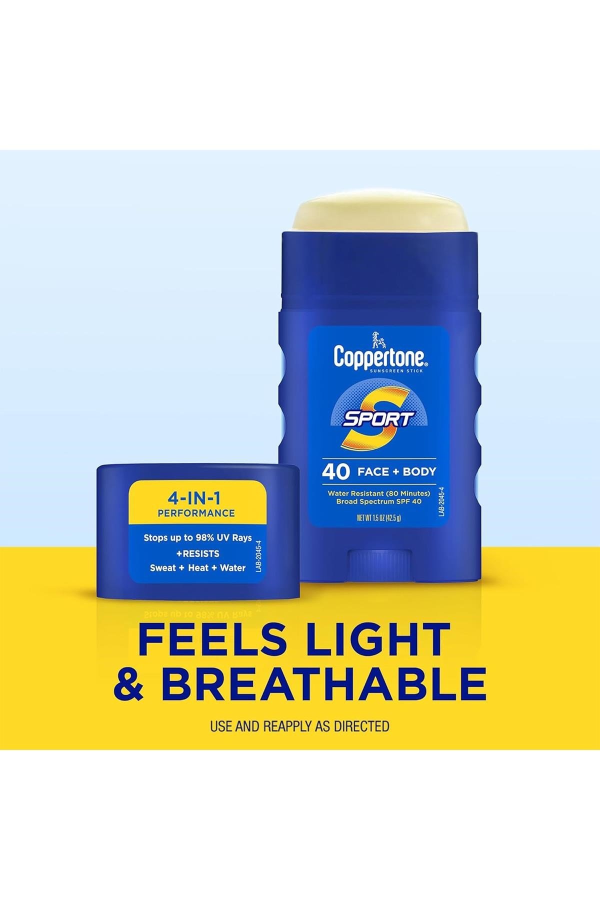 Coppertone Sport SPF40 Yüz ve Vücut İçin Güneş Koruyucu Stick 42.5GR