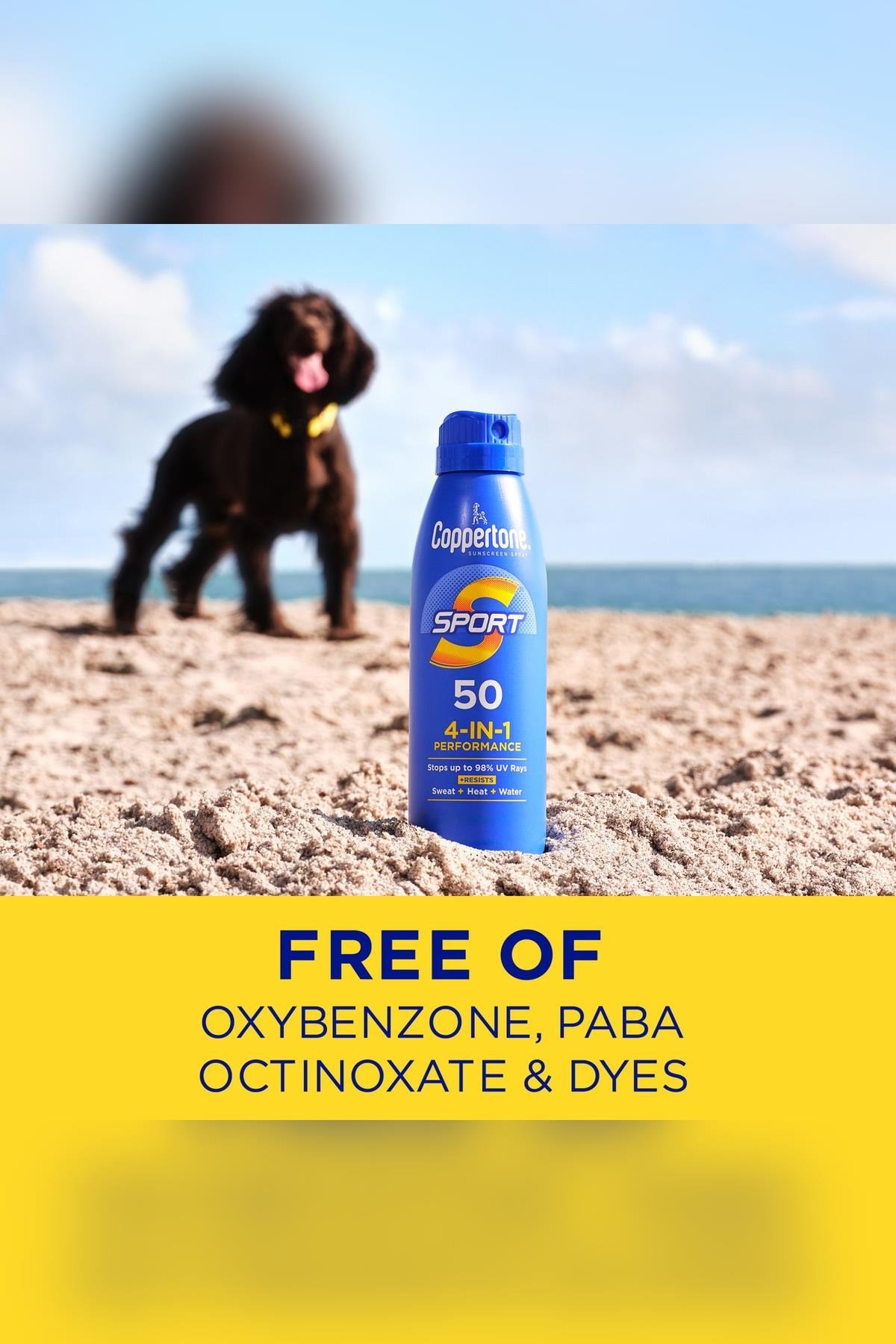 Coppertone Sport SPF50 4in1 Güneş Koruyucu Sprey 156GR