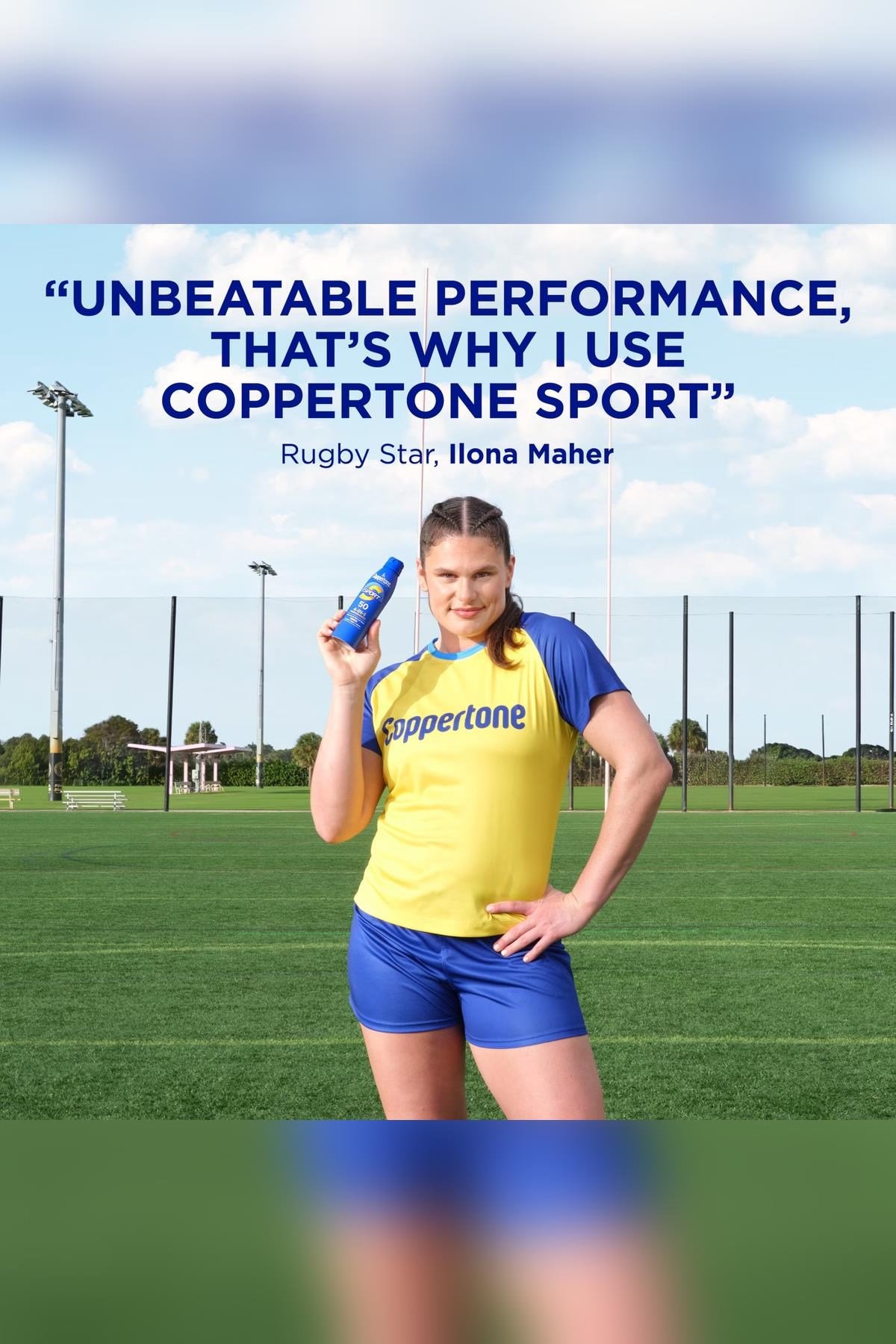 Coppertone Sport SPF50 4in1 Güneş Koruyucu Sprey 156GR