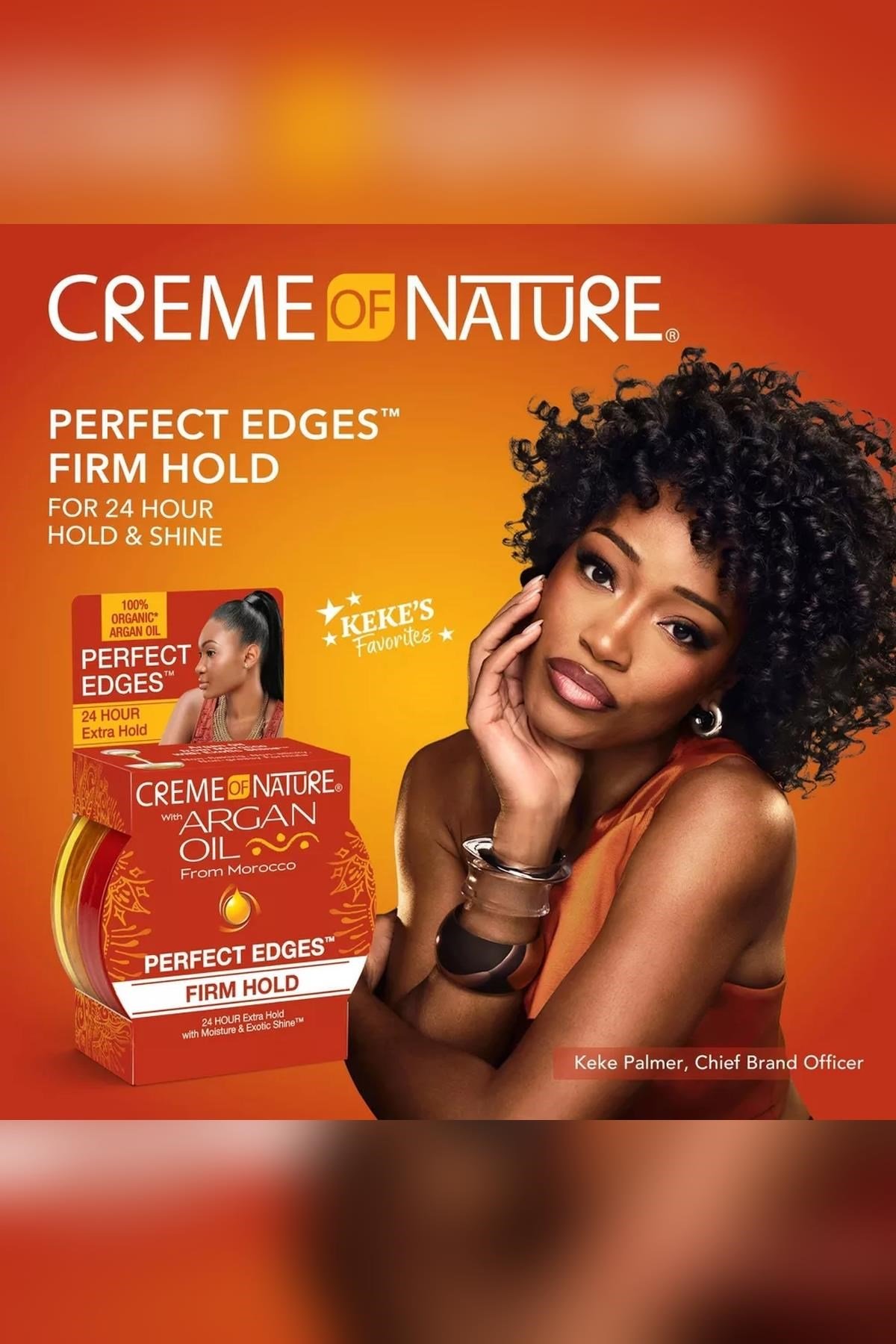 Creme of Nature Argan Oil Saç Kenarı Sabitleme Jeli 63.7GR