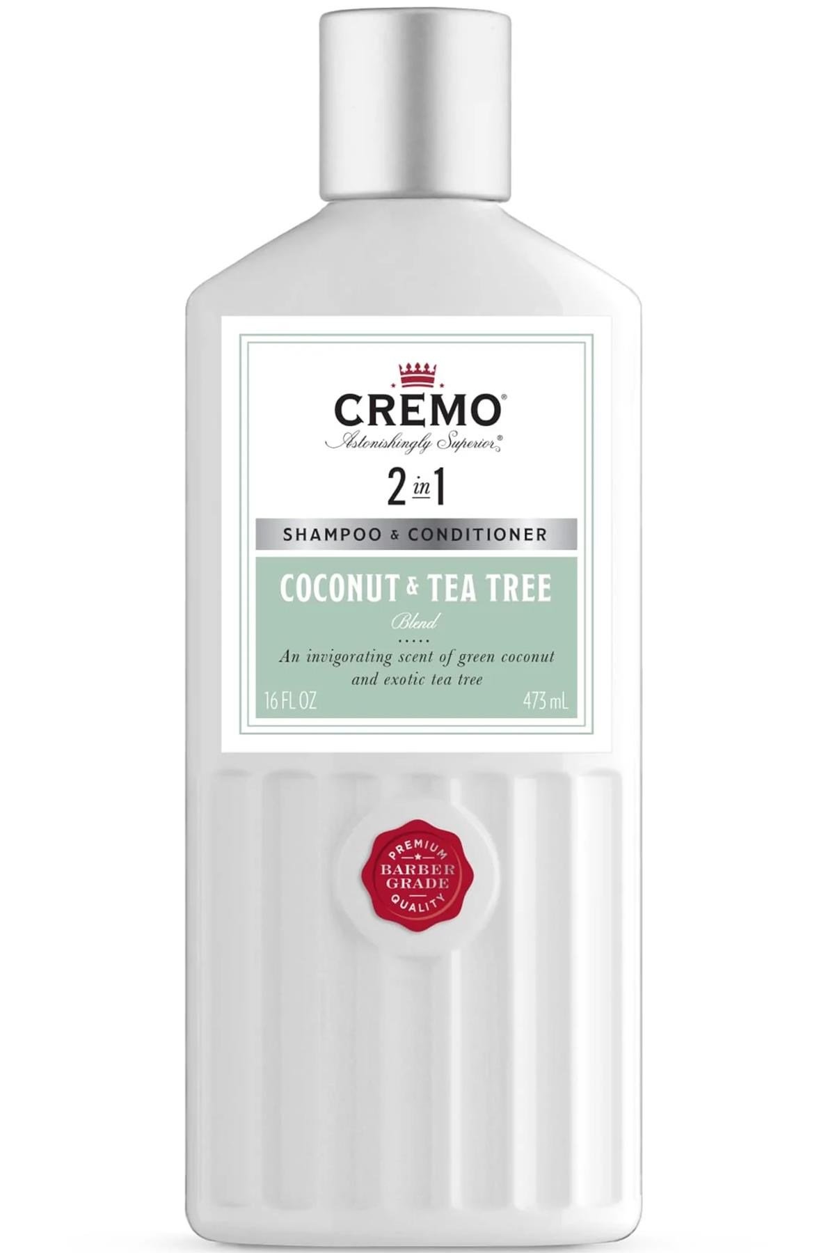 Cremo 2in1 Coconut & Tea Tree Şampuan ve Saç Kremi 473ML