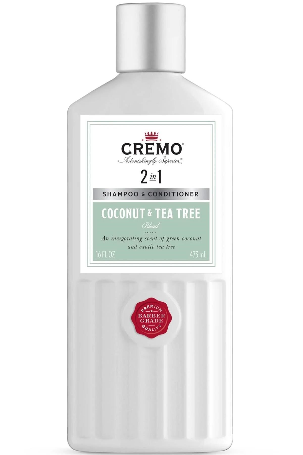 Cremo 2in1 Coconut & Tea Tree Şampuan ve Saç Kremi 473ML