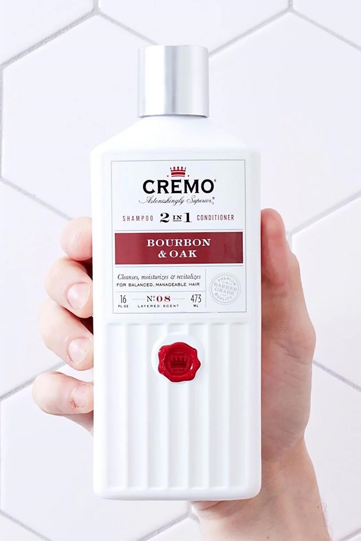 Cremo Bourbon & Oak 2in1 Şampuan ve Saç Kremi 473ML