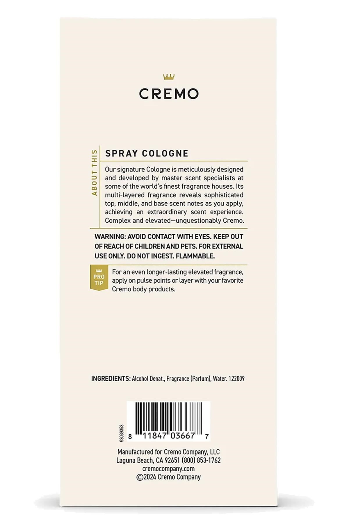 Cremo Italian Bergamot Erkek Parfümü 100ML