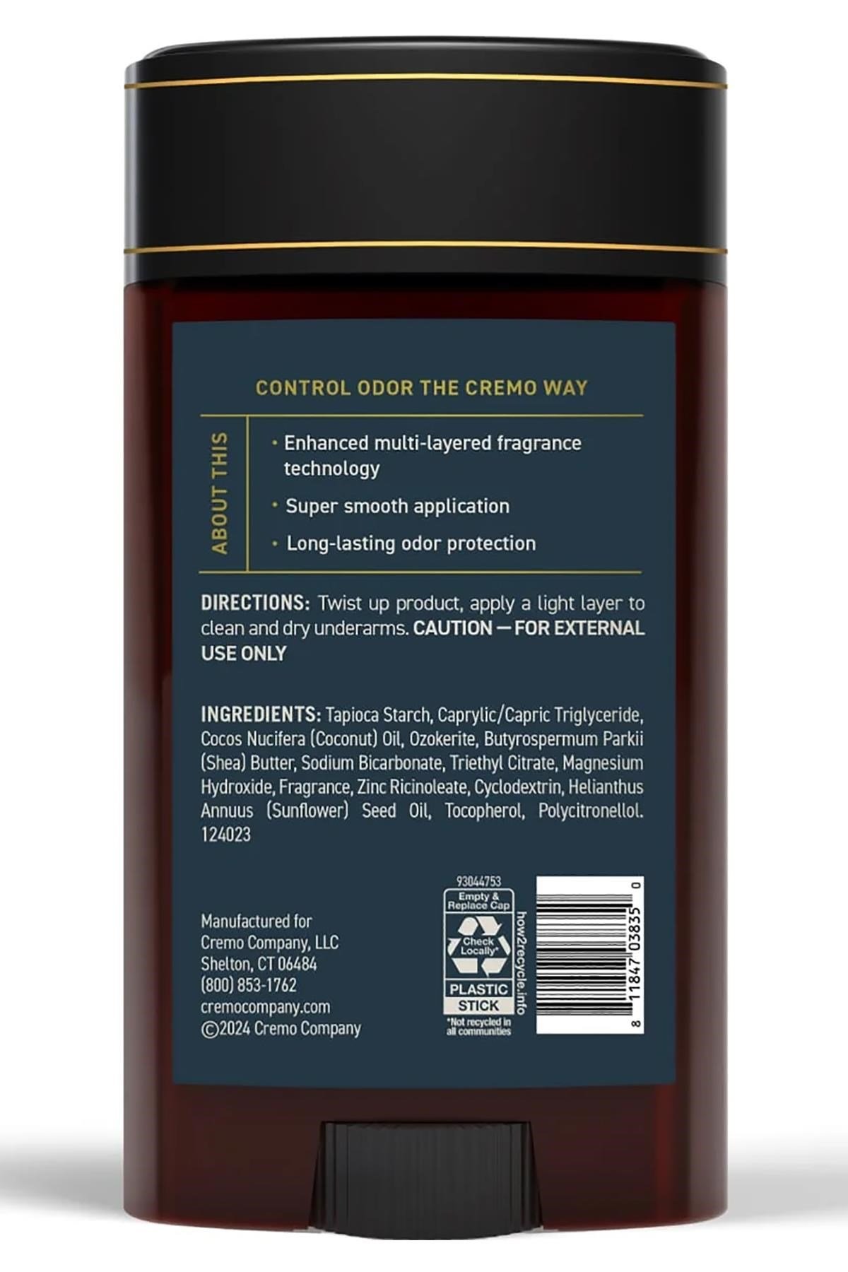 Cremo Palo Santo Alüminyumsuz Stick Deodorant 75GR