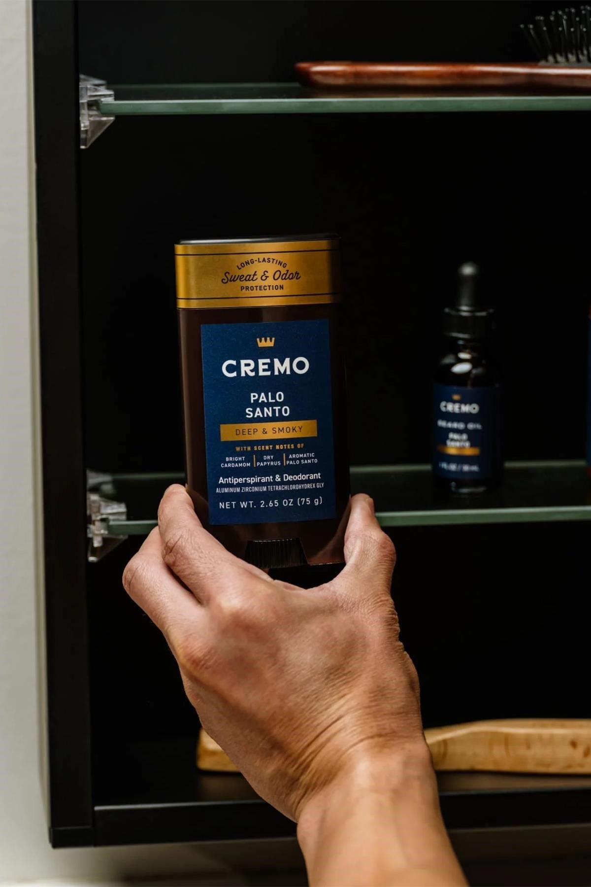 Cremo Palo Santo Antiperspirant Stick Deodorant 75GR