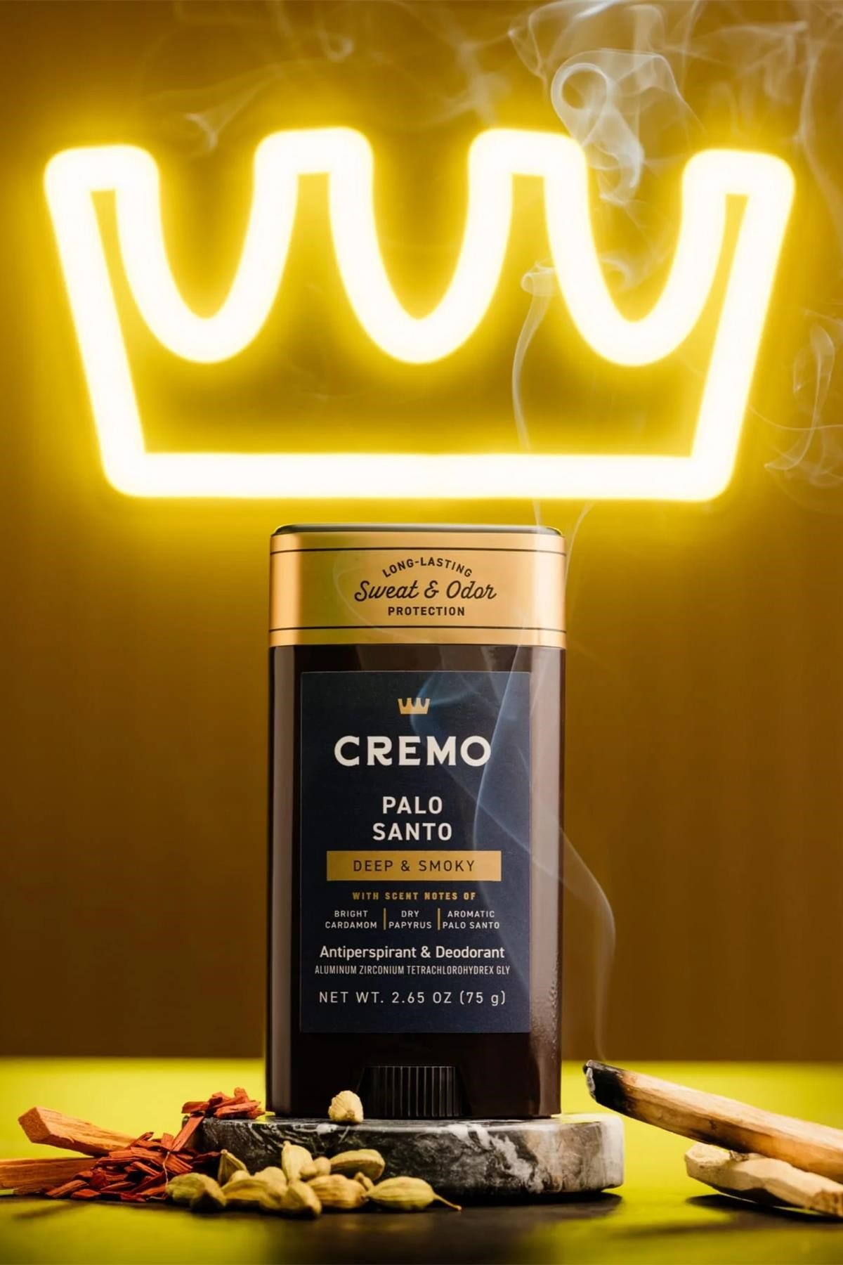 Cremo Palo Santo Antiperspirant Stick Deodorant 75GR