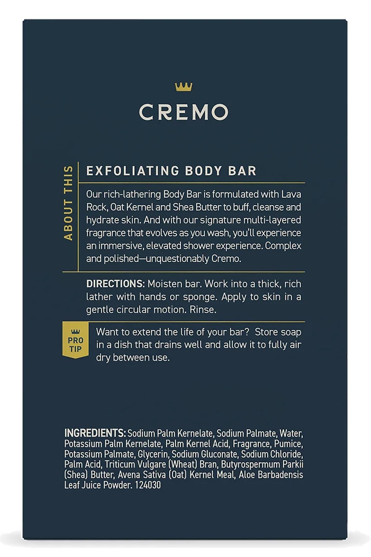 Cremo Palo Santo Arındırıcı Peeling Etkili Vücut Sabunu 142GR