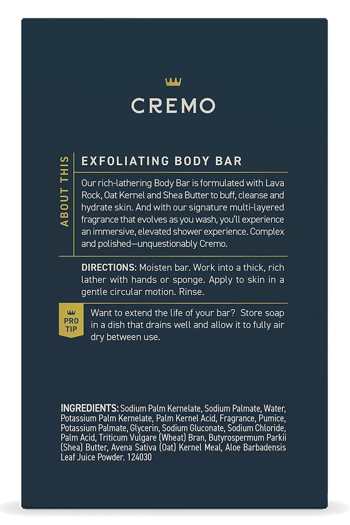 Cremo Palo Santo Arındırıcı Peeling Etkili Vücut Sabunu 142GR