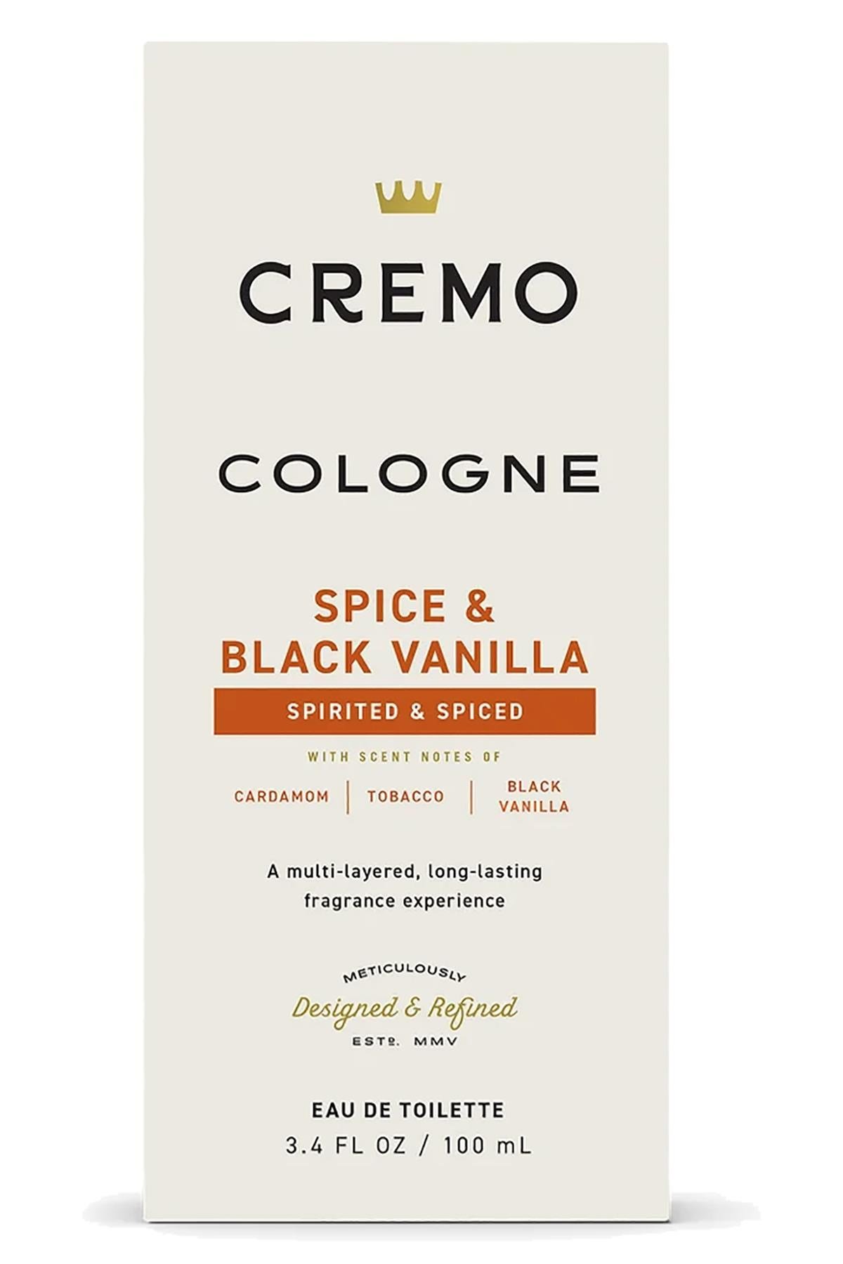 Cremo Spice & Black Vanilla Erkek Parfümü 100ML