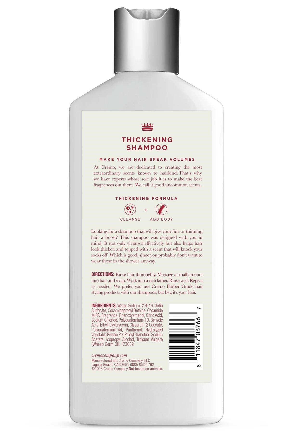 Cremo Spiced Amber Şampuan 473ML