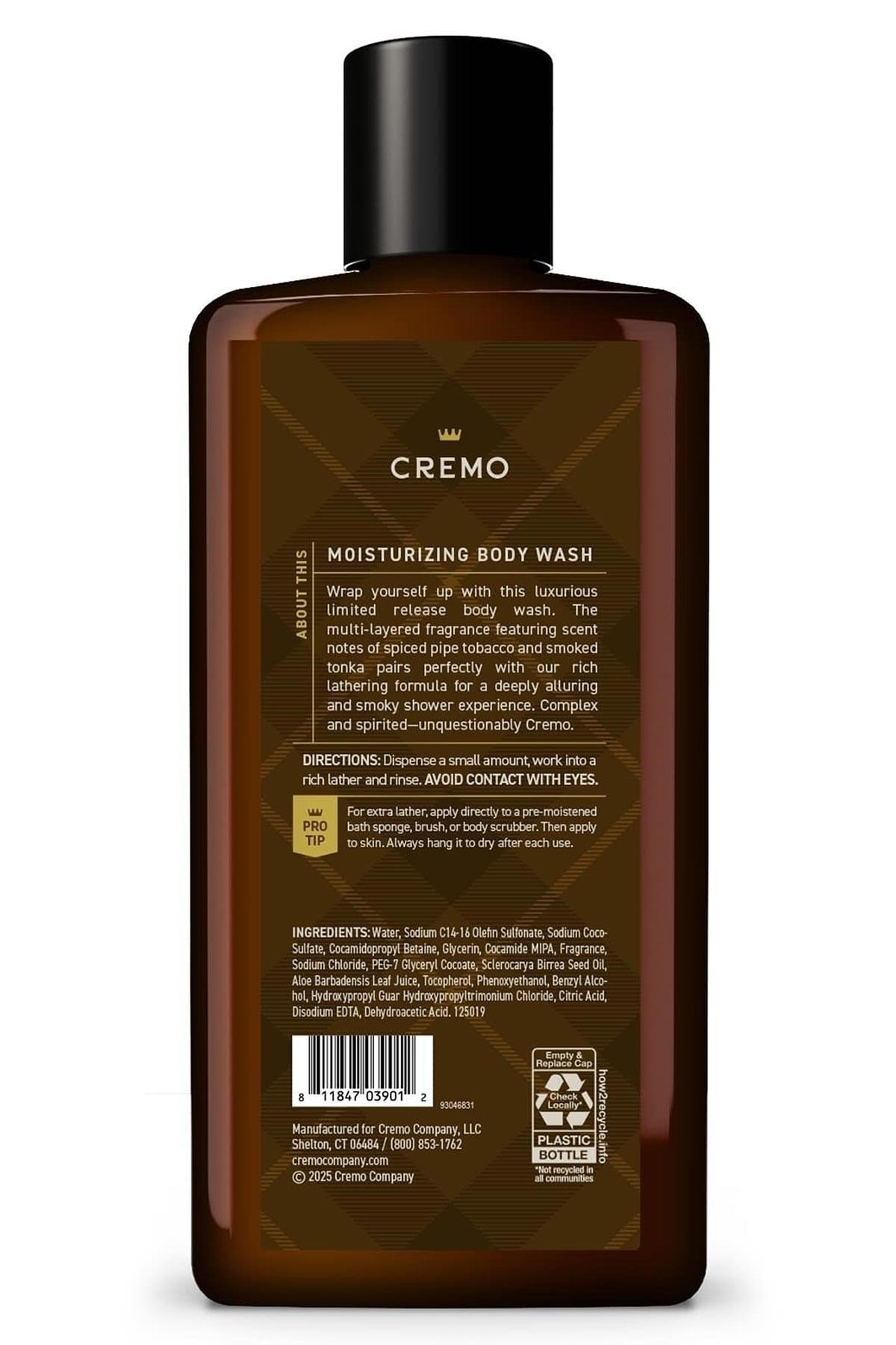 Cremo Tobacco Tonka Nemlendirici Duş Jeli 473ML