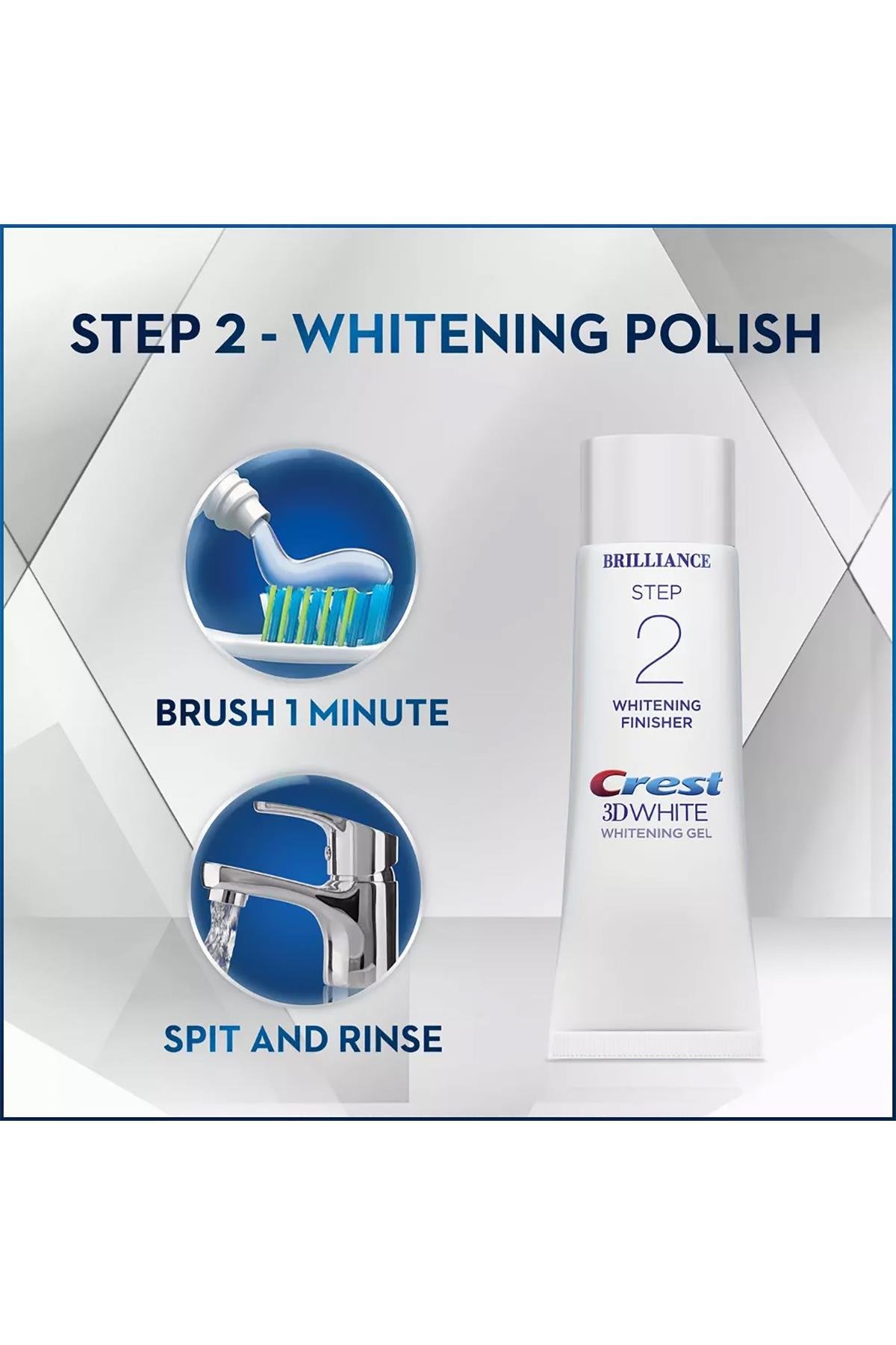 Crest 3D White Brilliance 2 Adımlı Diş Macunu