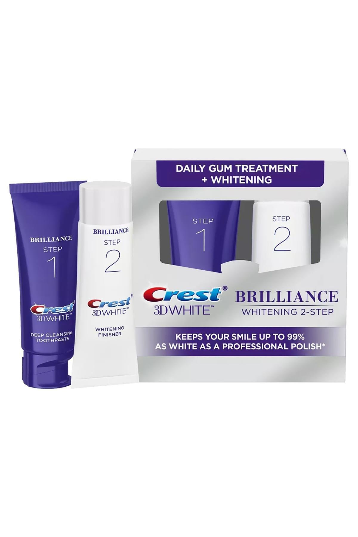 Crest 3D White Brilliance 2 Adımlı Diş Macunu