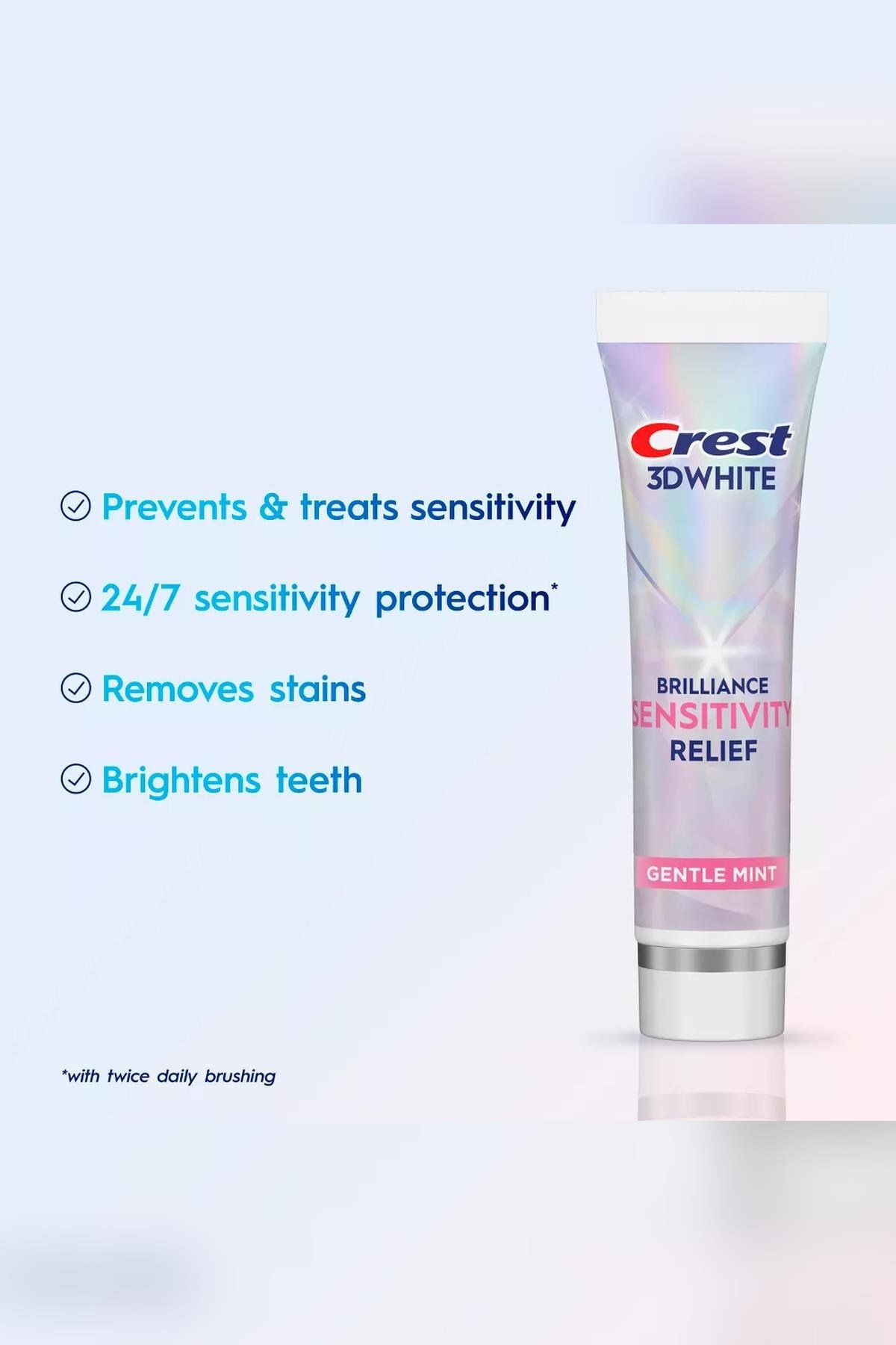Crest 3D White Brilliance Sensitivity Hassasiyet Karşıtı Beyazlatıcı Diş Macunu 110GR