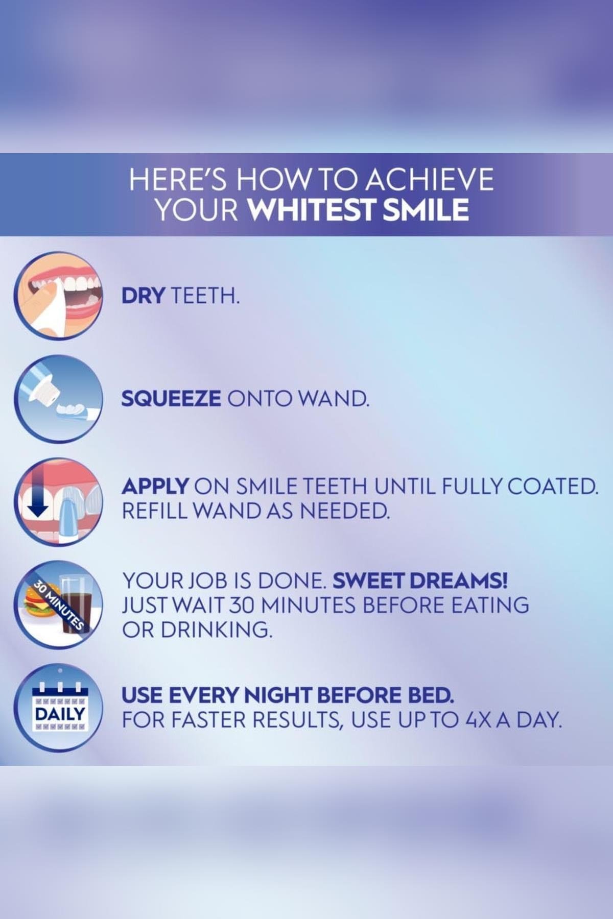 Crest 3D White Daily Whitening Serum 25GR