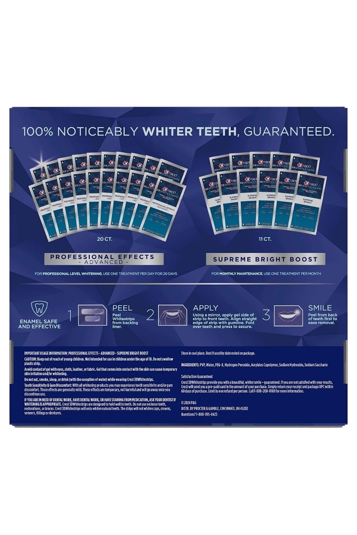 Crest 3D Whitestrips Level 20 + Level 15 Set