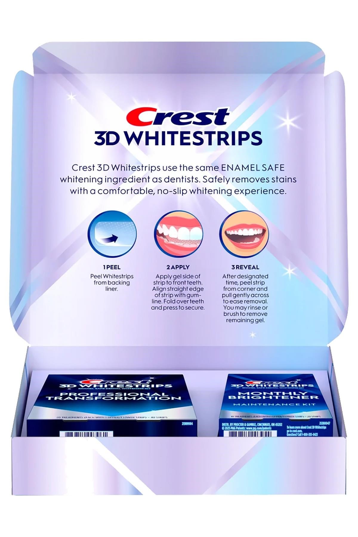 Crest 3D Whitestrips Professional + Brightening Set