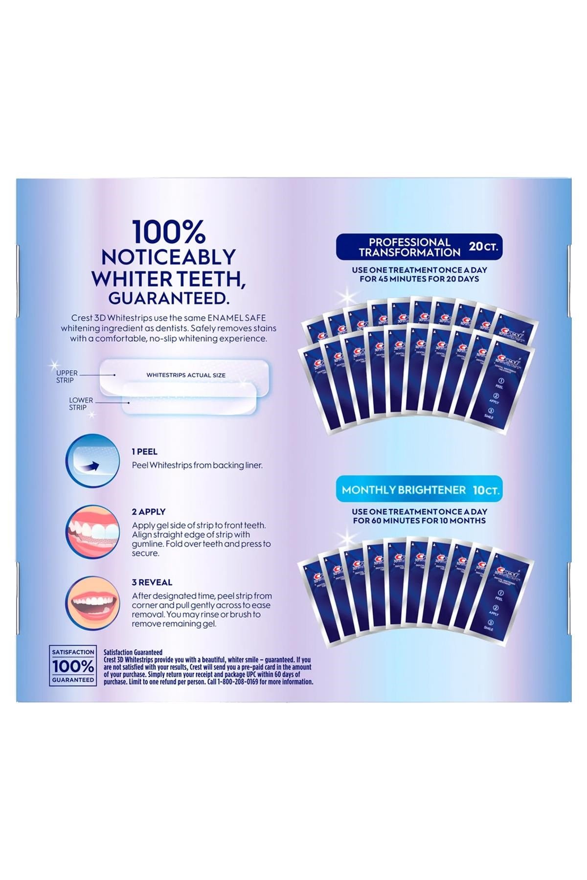 Crest 3D Whitestrips Professional + Brightening Set