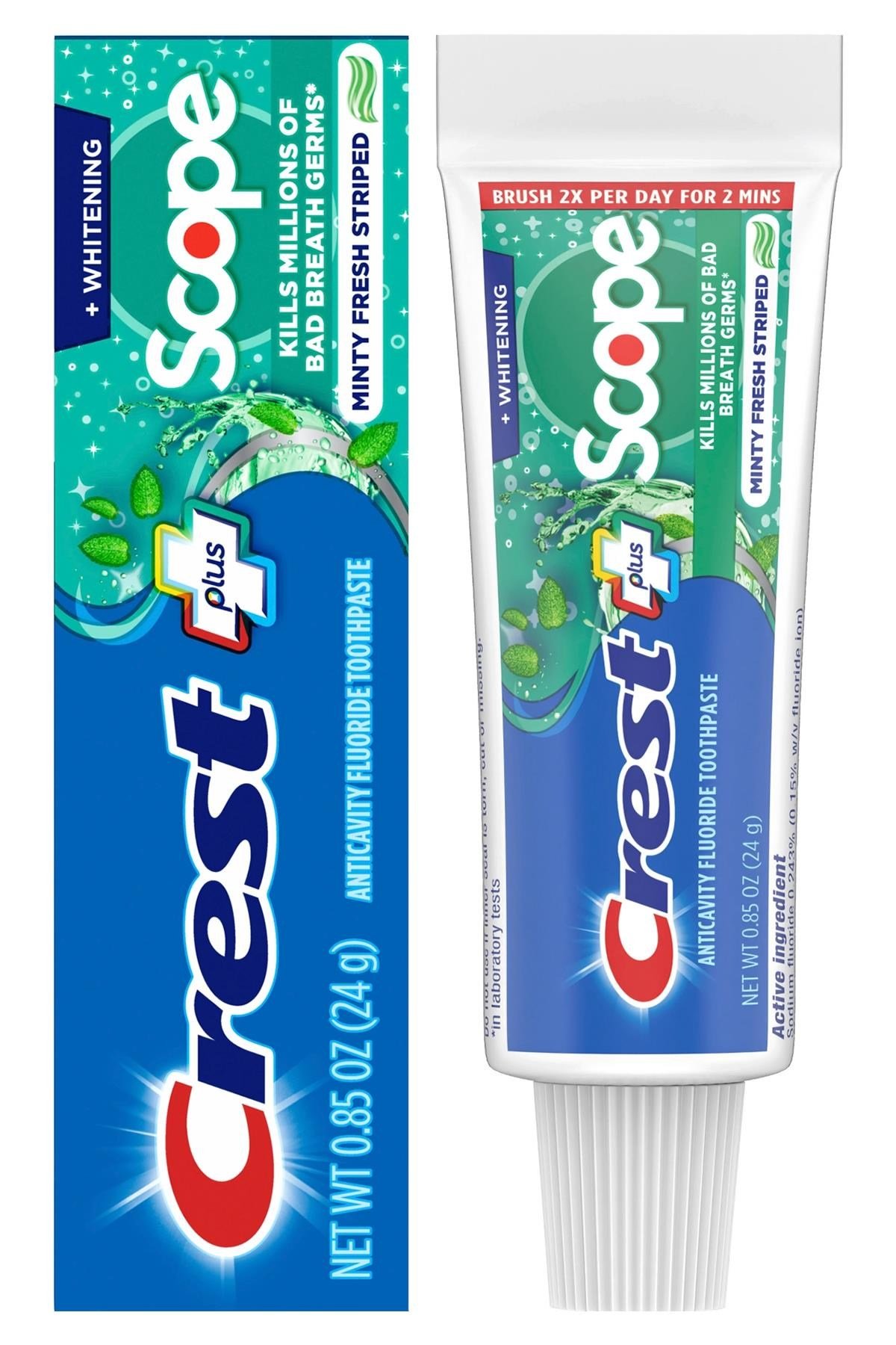 Crest Plus Scope Whitening Diş Macunu 24GR Seyahat Boyu