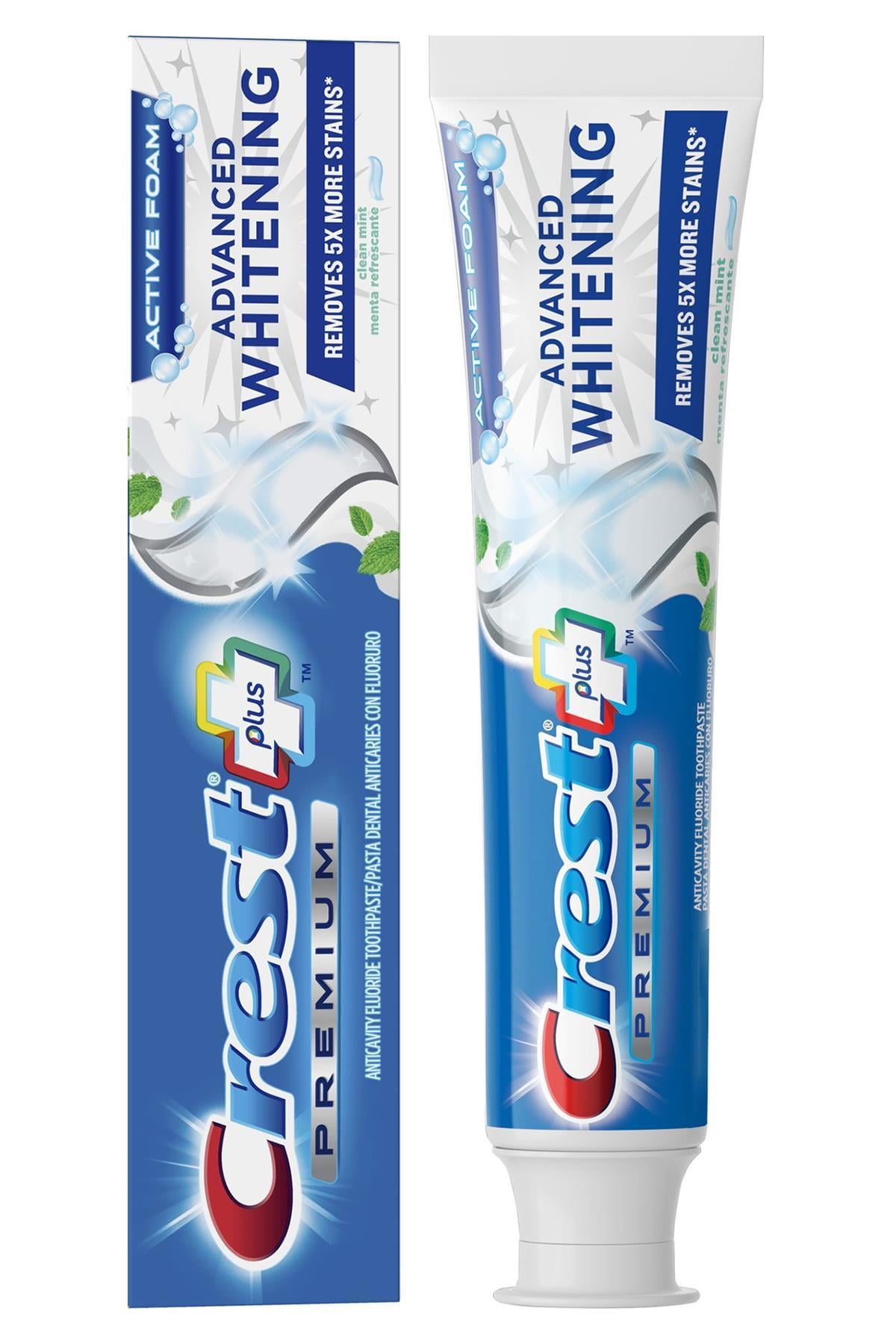 Crest Premium Plus Active Foam Advanced Whitening Diş Macunu 204GR