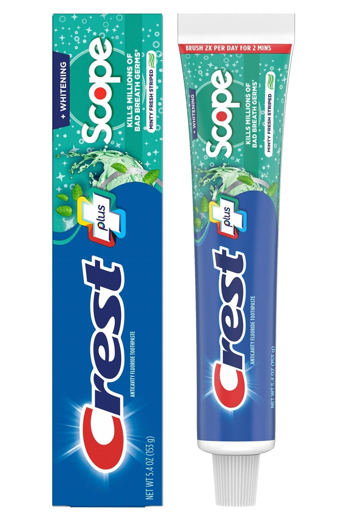 Crest + Scope Whitening Diş Macunu 153GR