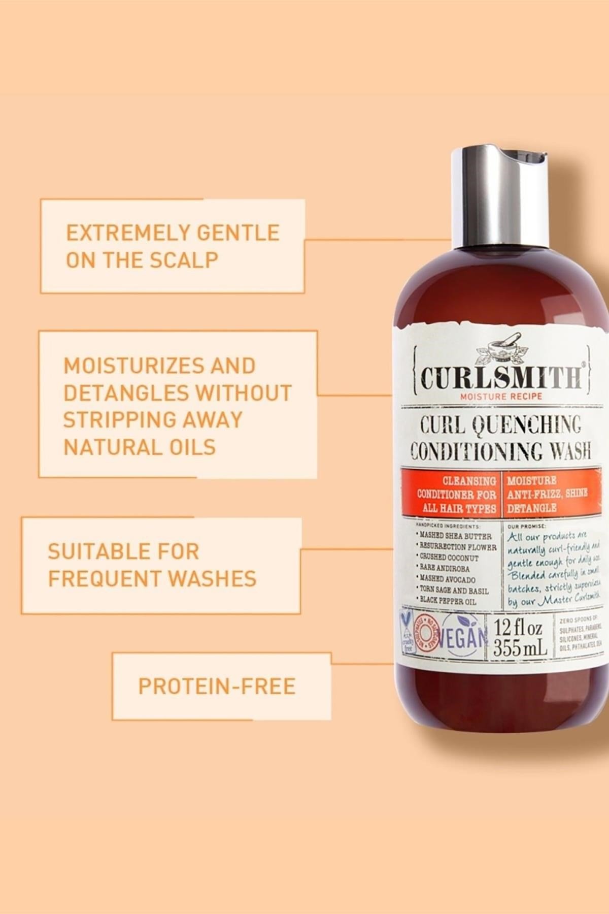 Curlsmith Curl Quenching Temizleyici Bakım Kremi 355ML
