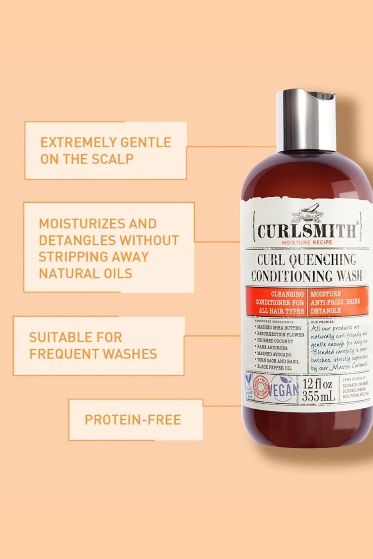 Curlsmith Curl Quenching Temizleyici Bakım Kremi 355ML