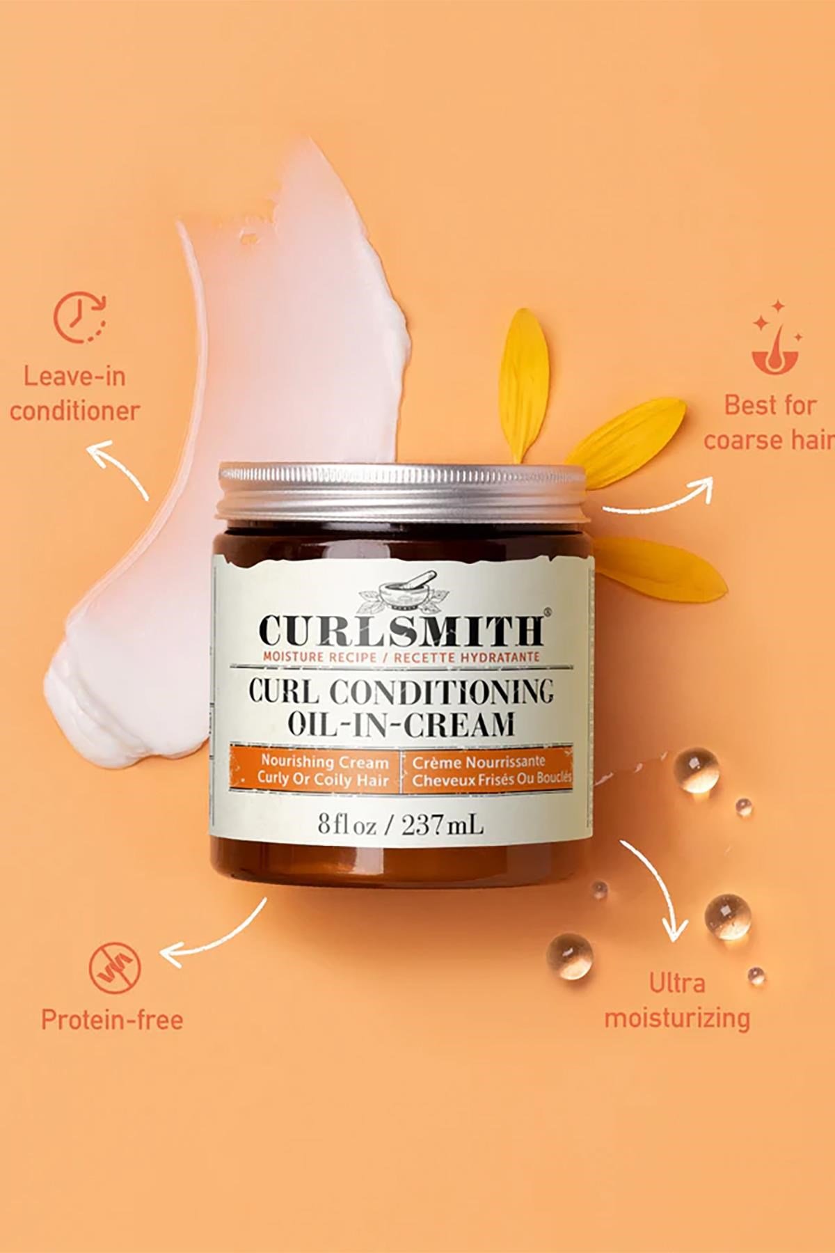 Curlsmith Durulanmayan Bukle Bakım Kremi 237ML