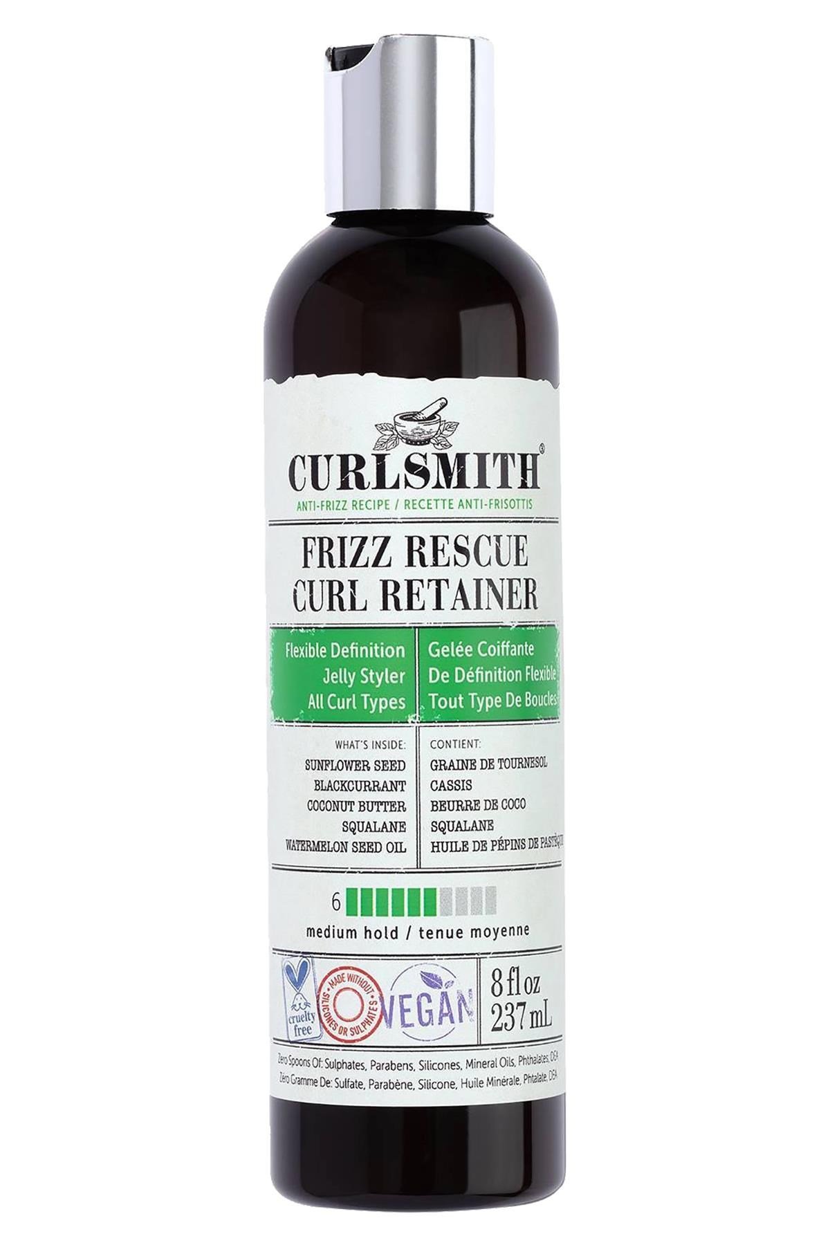 Curlsmith Elektriklenme Karşıtı Esnek Tutuş Saç Jölesi 237ML