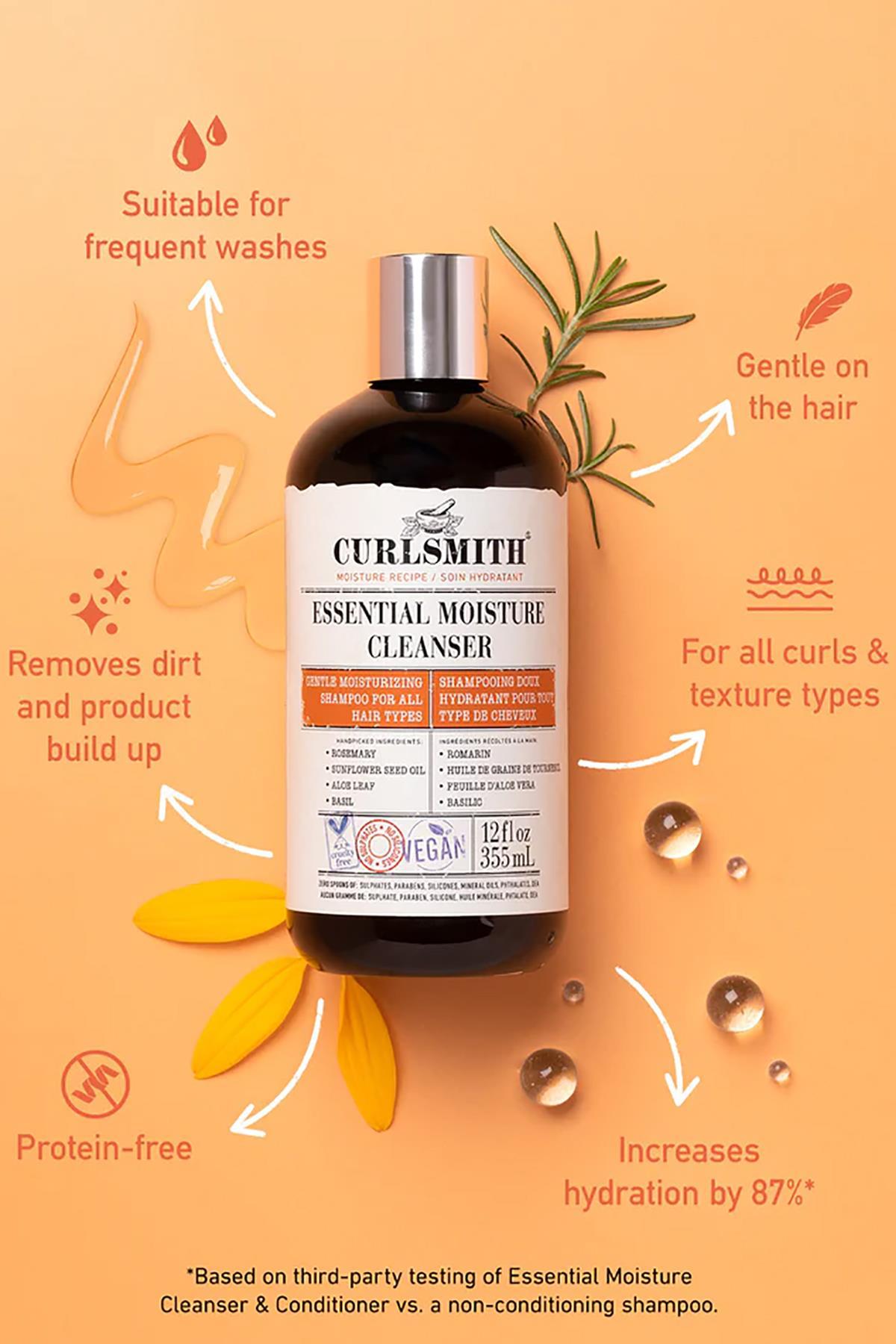 Curlsmith Essential Moisture Cleanser Nemlendirici Şampuan 355ML