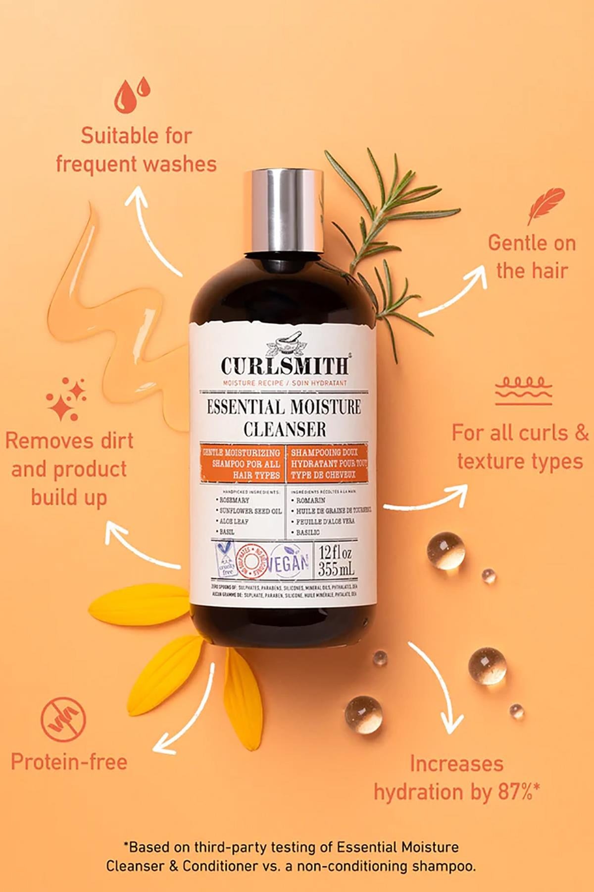Curlsmith Essential Moisture Cleanser Nemlendirici Şampuan 355ML