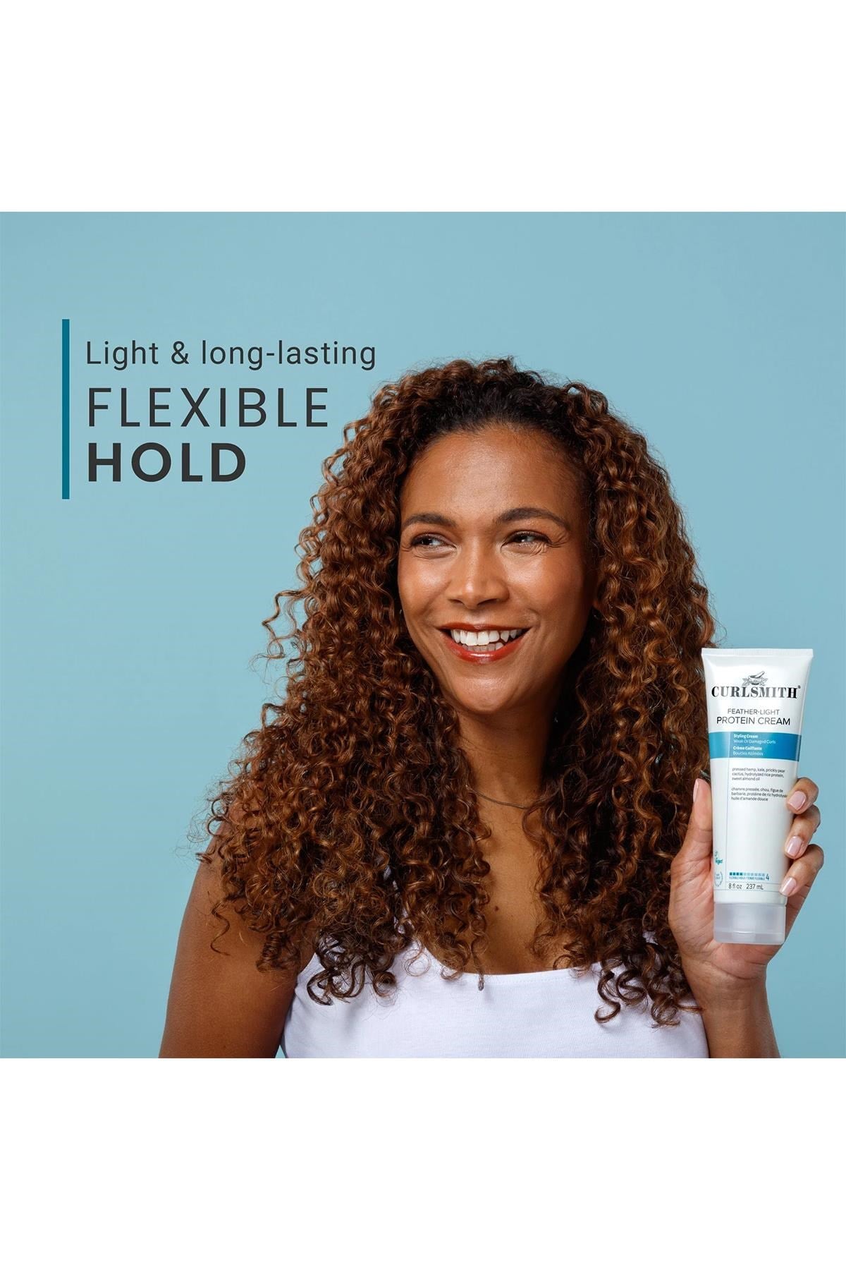 Curlsmith Feather-Light Protein Şekillendirici Saç Kremi 237ML