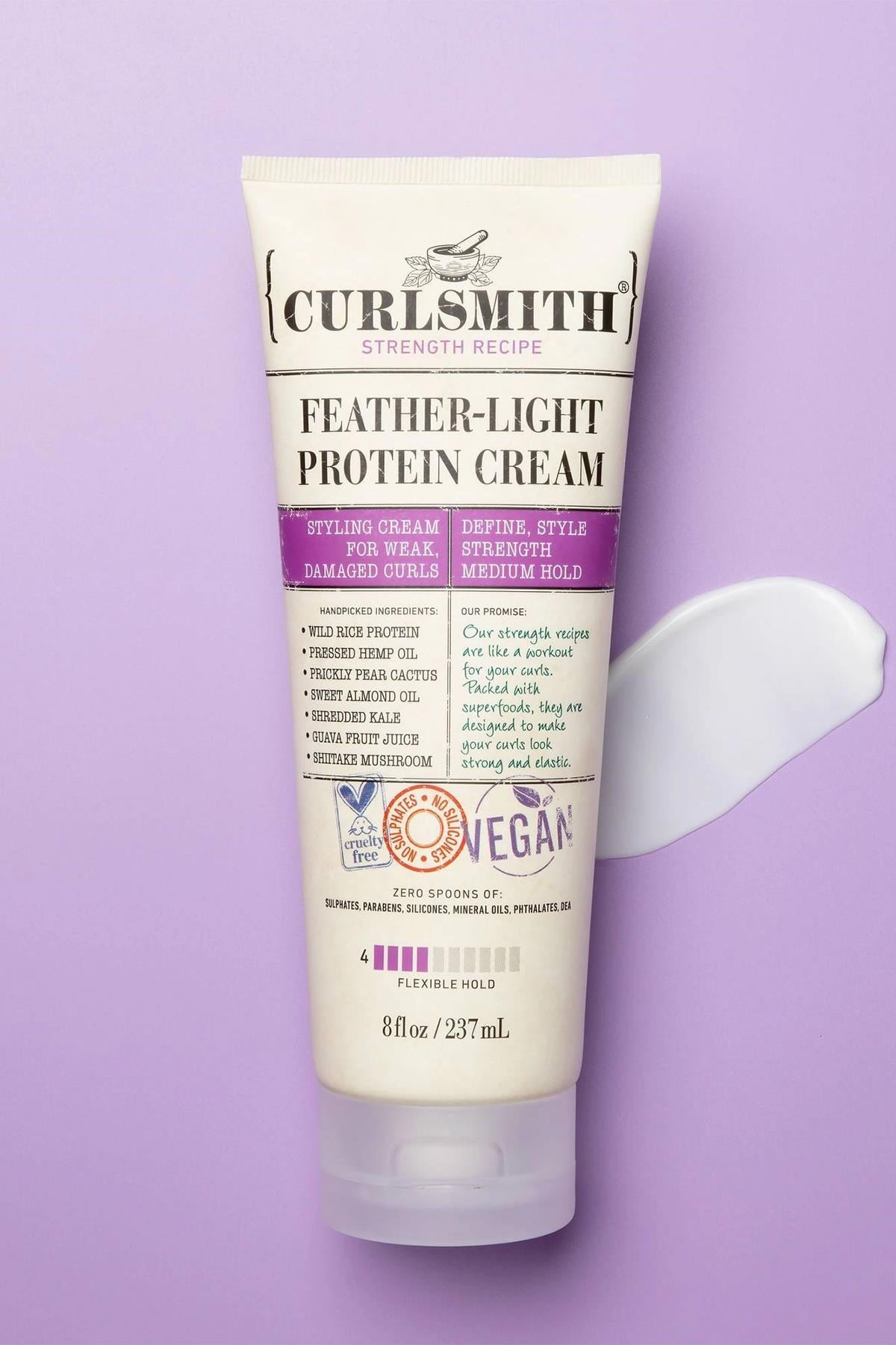 Curlsmith Feather-Light Proteinli Şekillendirici Saç Kremi 237ML