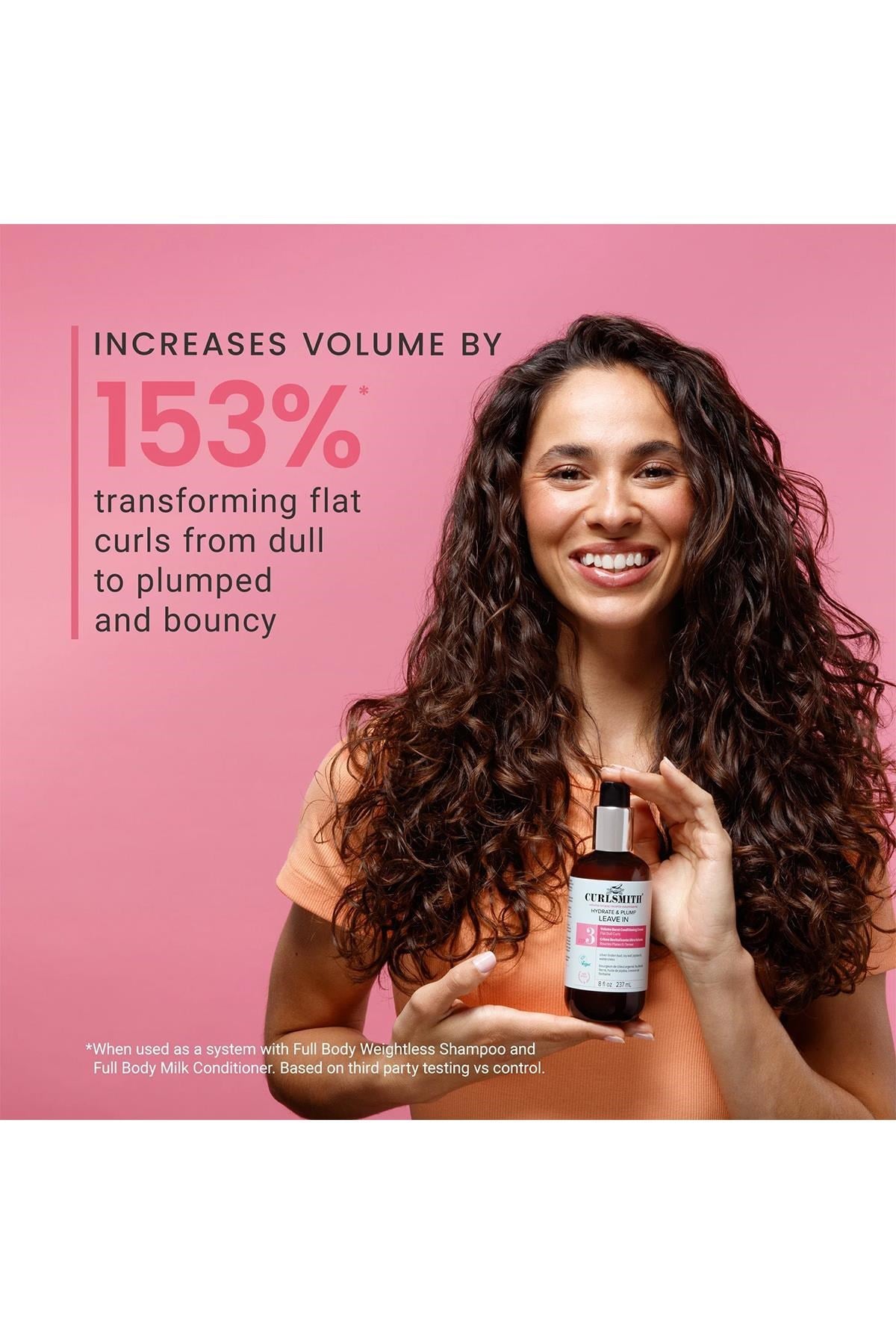 Curlsmith Hydrate & Plump Hacimlendirici ve Nemlendirici Durulanmayan Saç Kremi 237ML