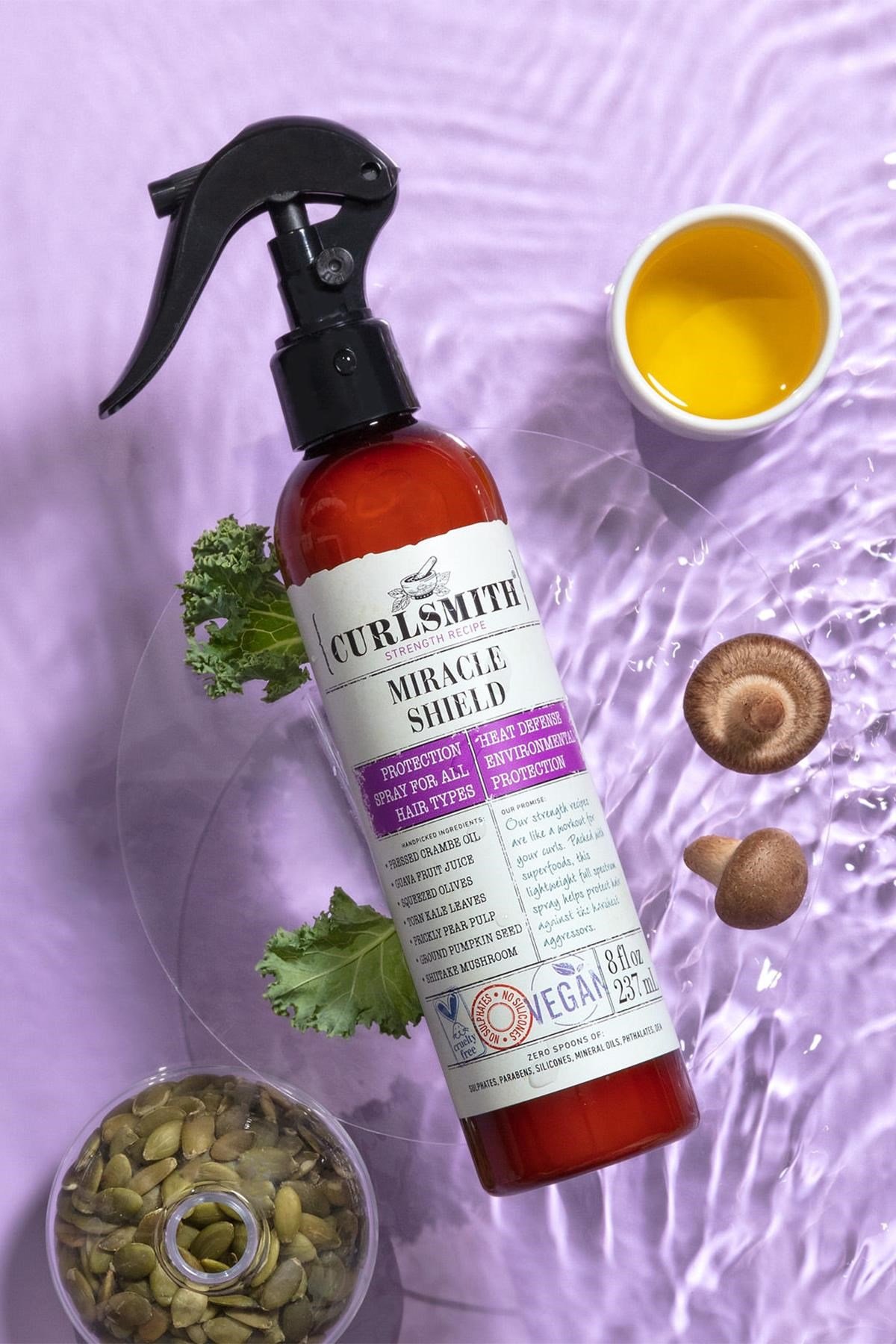 Curlsmith Isıya ve Çevresel Etkenlere Karşı Koruyucu Saç Spreyi 237ML