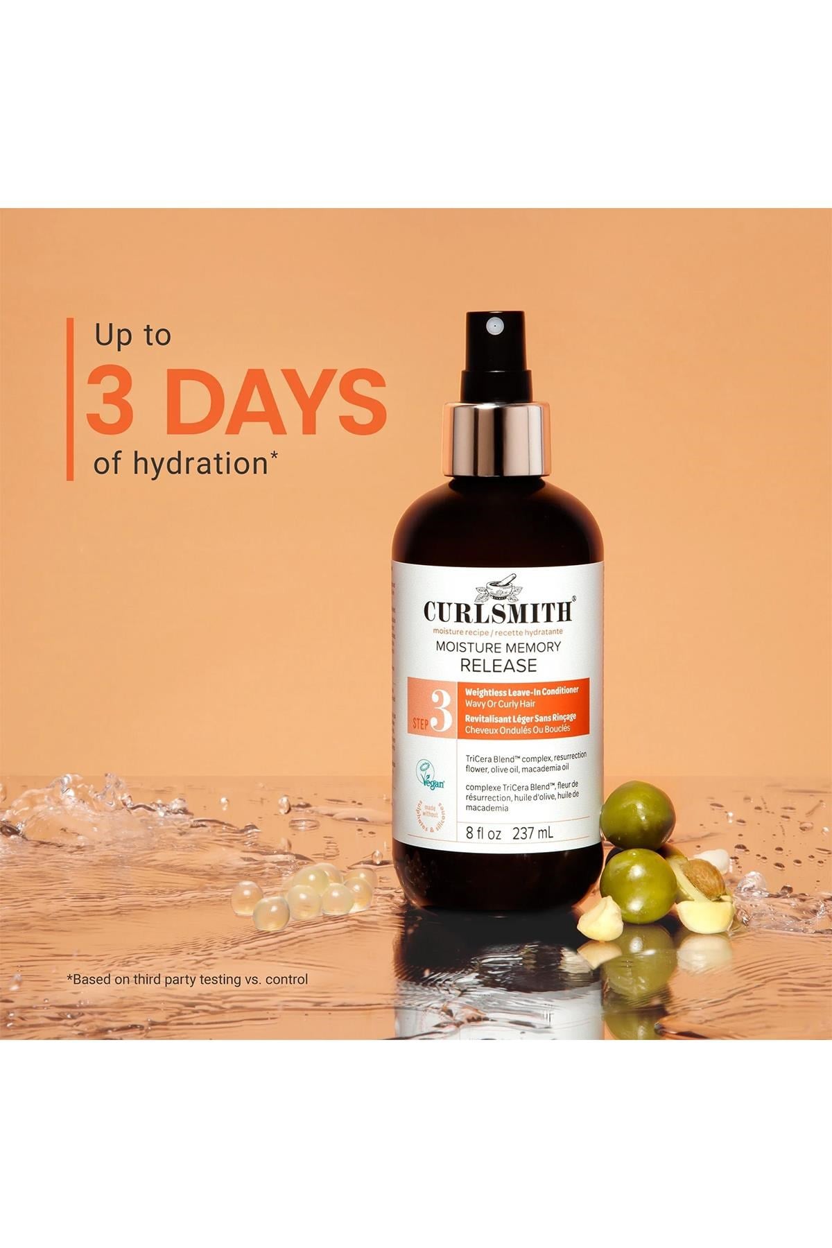 Curlsmith Moisture Memory Nemlendirici Durulanmayan Sprey Saç Kremi 237ML