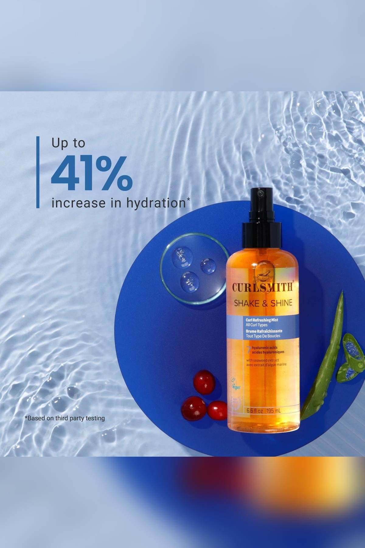 Curlsmith Shake & Shine Bukle Canlandırıcı Saç Spreyi 195ML