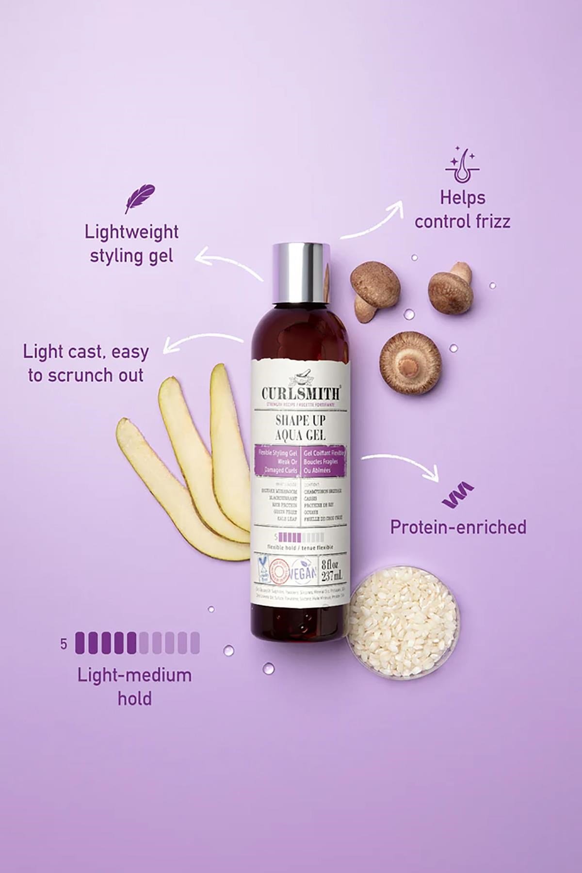 Curlsmith Shape Up Hafif Tutuşlu Jöle 237ML