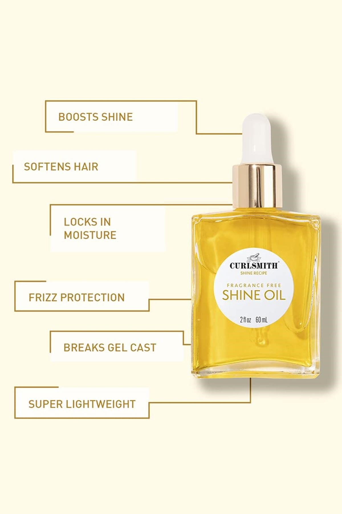 Curlsmith Shine Oil Parlaklık Verici Saç Bakım Yağı 60ML