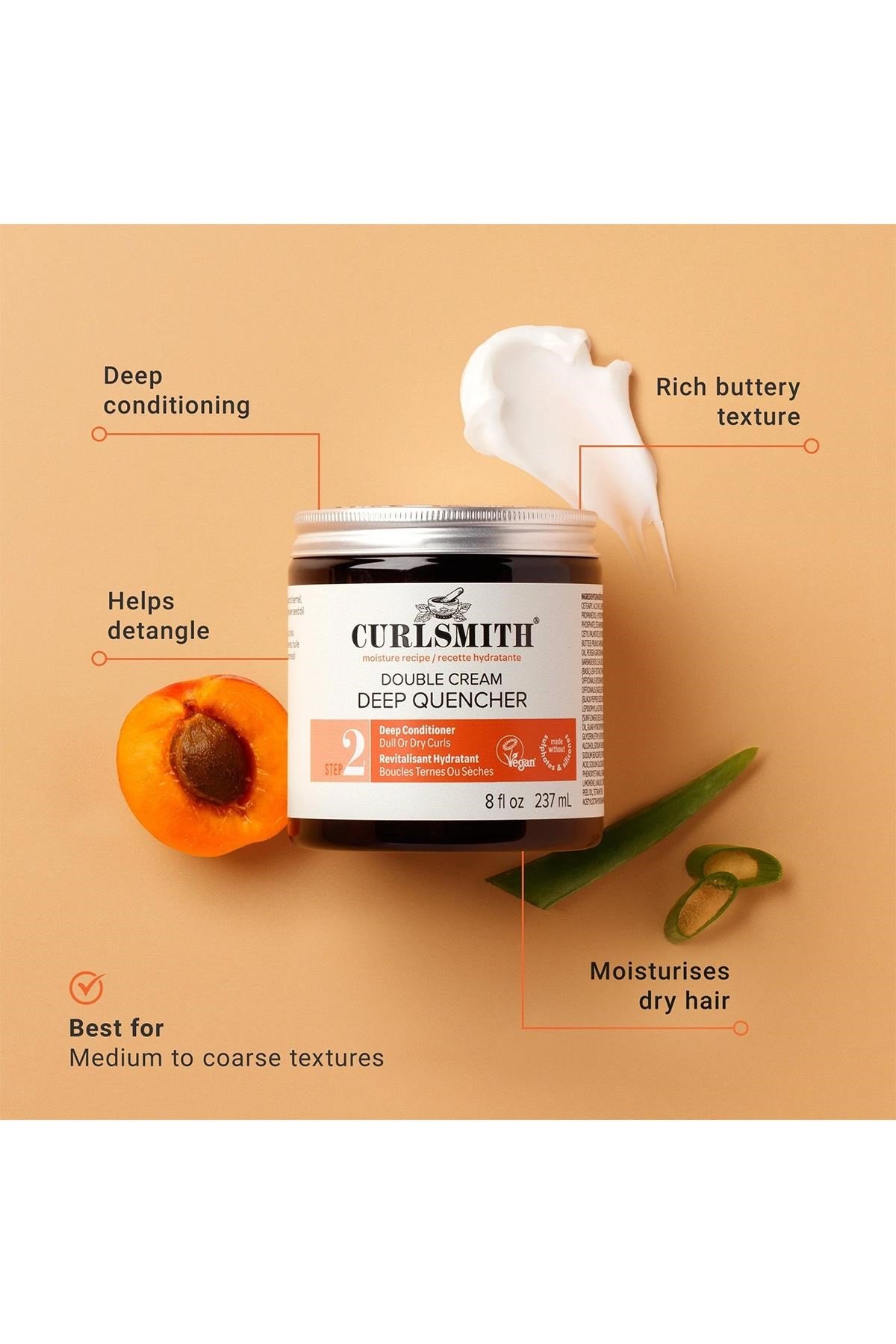 Curlsmith Yoğun Nemlendirici Saç Maskesi 237ML