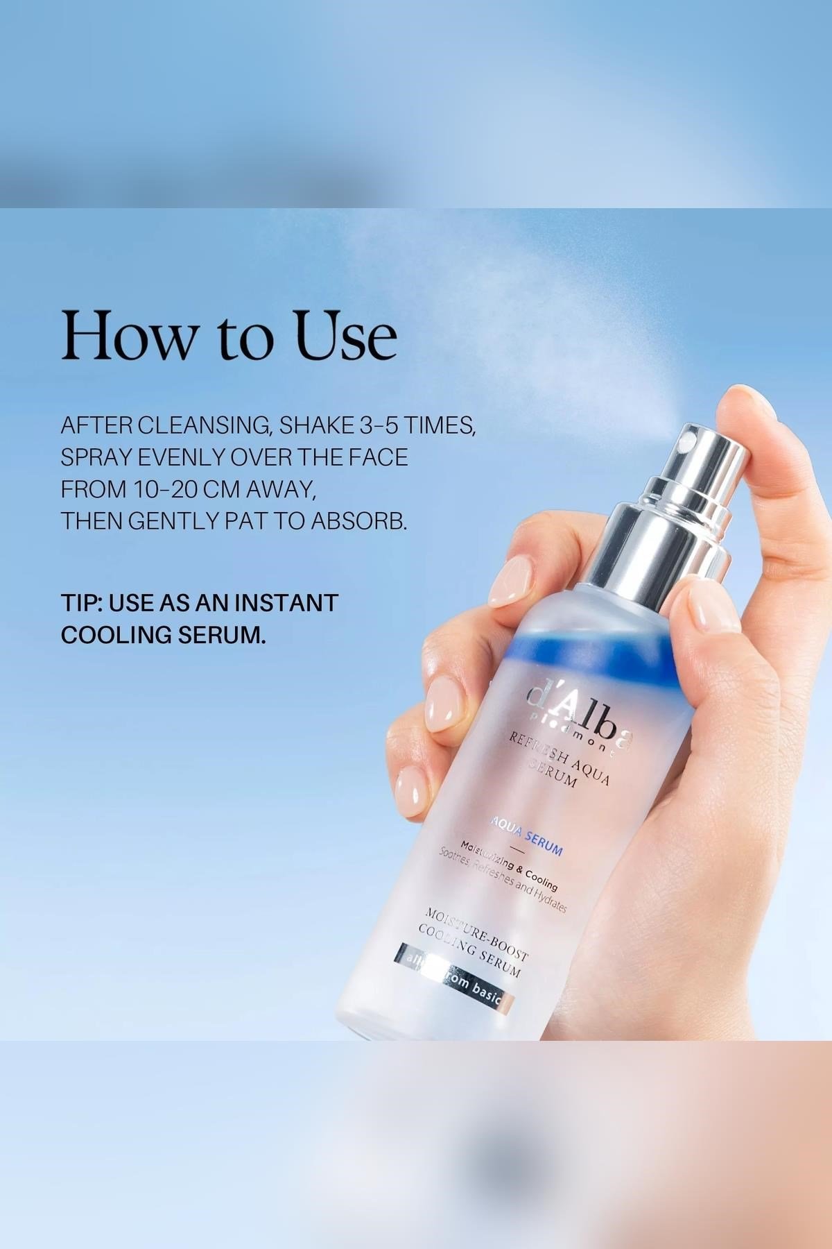 d'Alba Piedmont White Truffle Ferahlatıcı Nemlendirici Serum Sprey 100ML