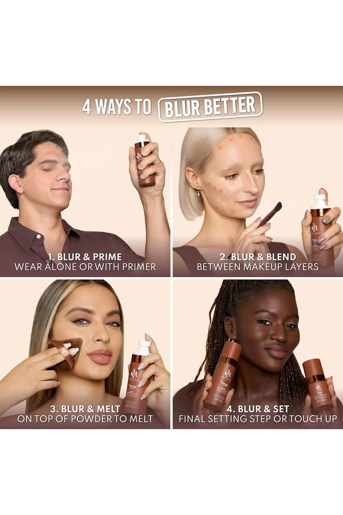 Danessa Myricks Beauty Yummy Skin Likit Blur Etkili Mat Makyaj Sabitleme Spreyi 50ML