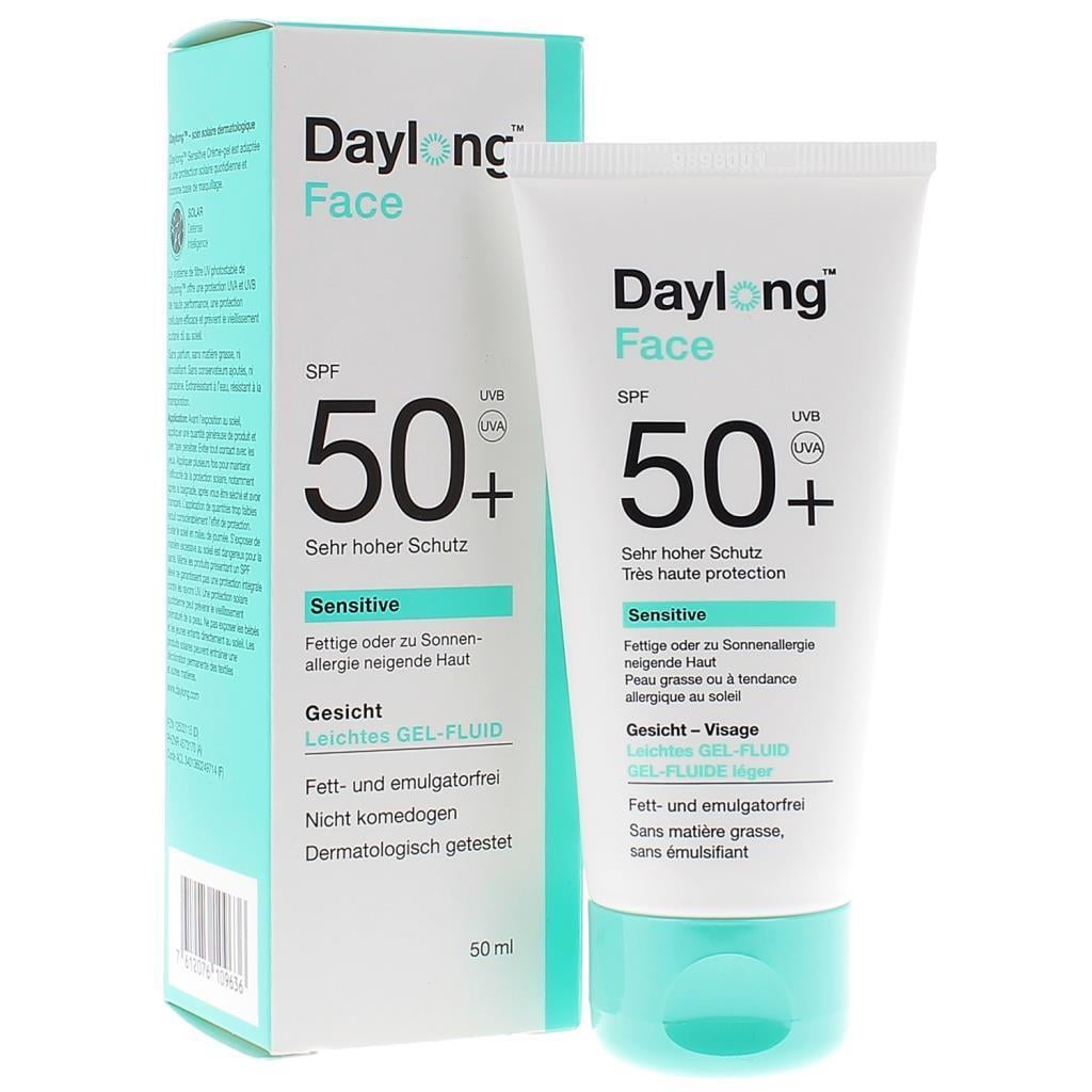 Daylong Face SPF50+ Yüz İçin Hassas Ciltlere Özel Güneş Koruyucu Jel Krem 50ML