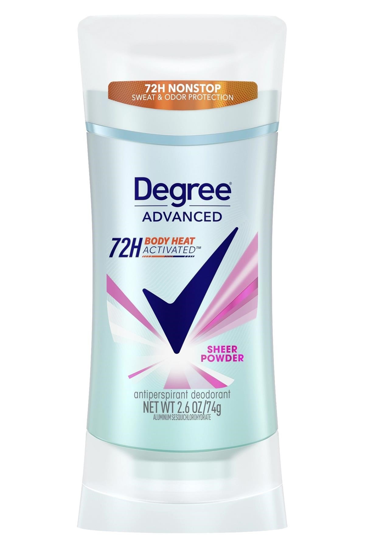 Degree Advanced Sheer Powder Antiperspirant Stick Deodorant 74GR