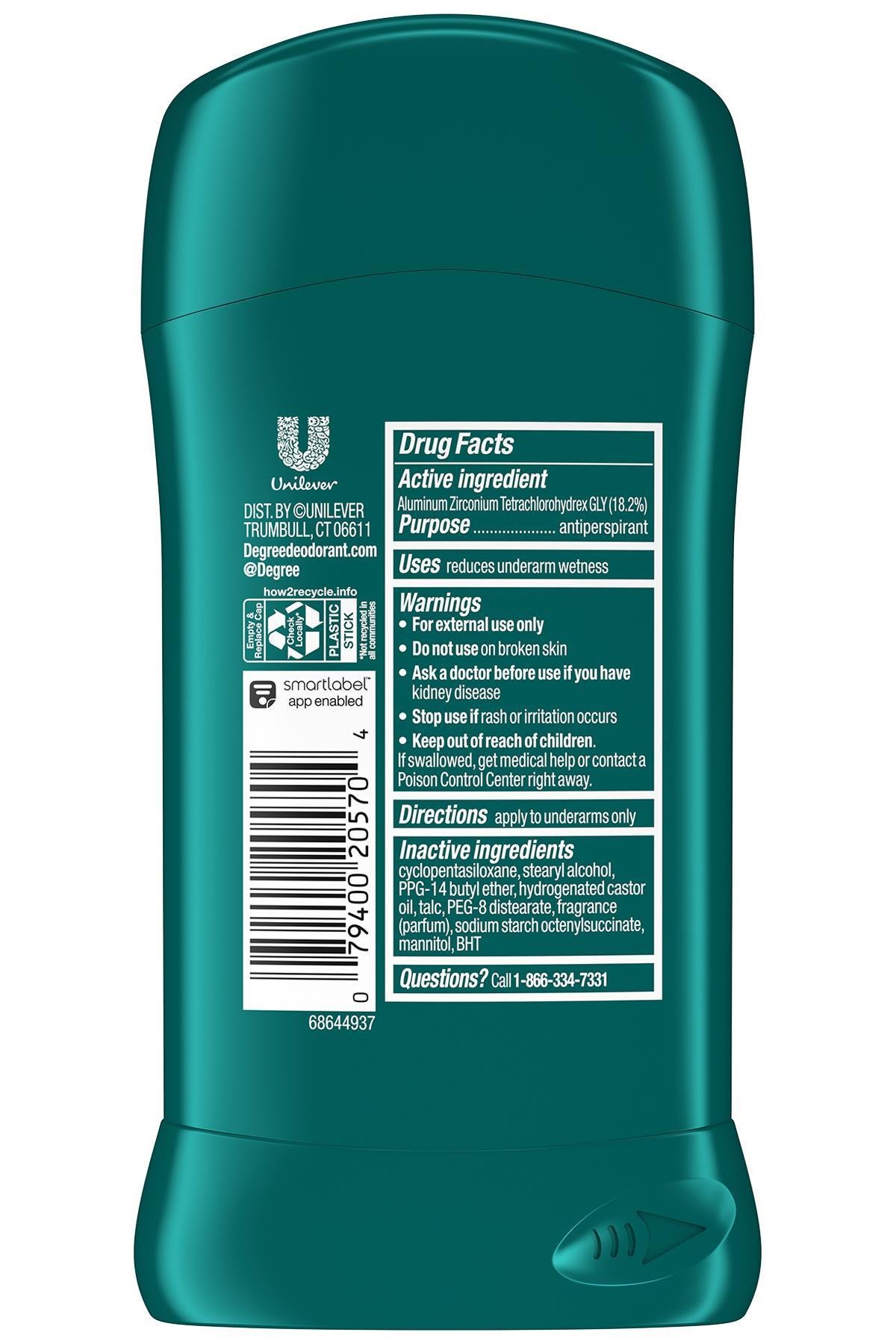 Degree Cool Comfort Antiperpirant Stick Deodorant 76GR