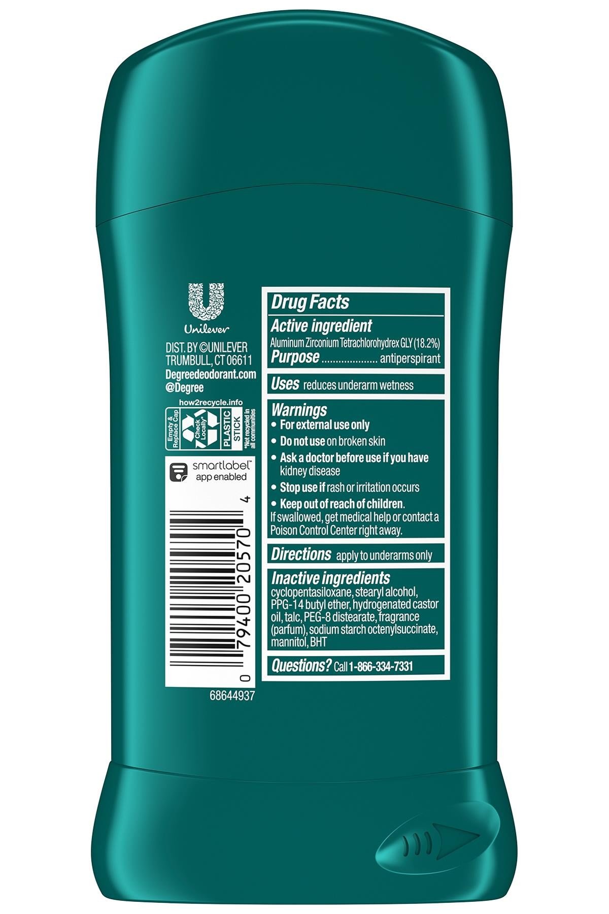 Degree Cool Comfort Antiperpirant Stick Deodorant 76GR