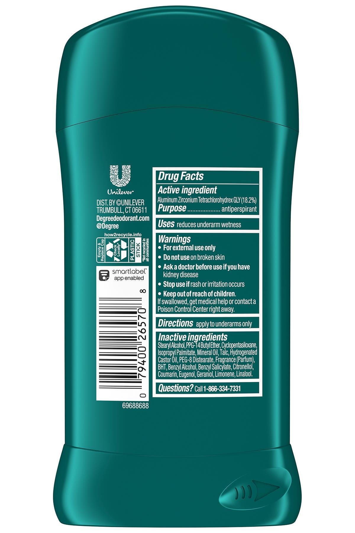 Degree Sport Antiperpirant Stick Deodorant 76GR