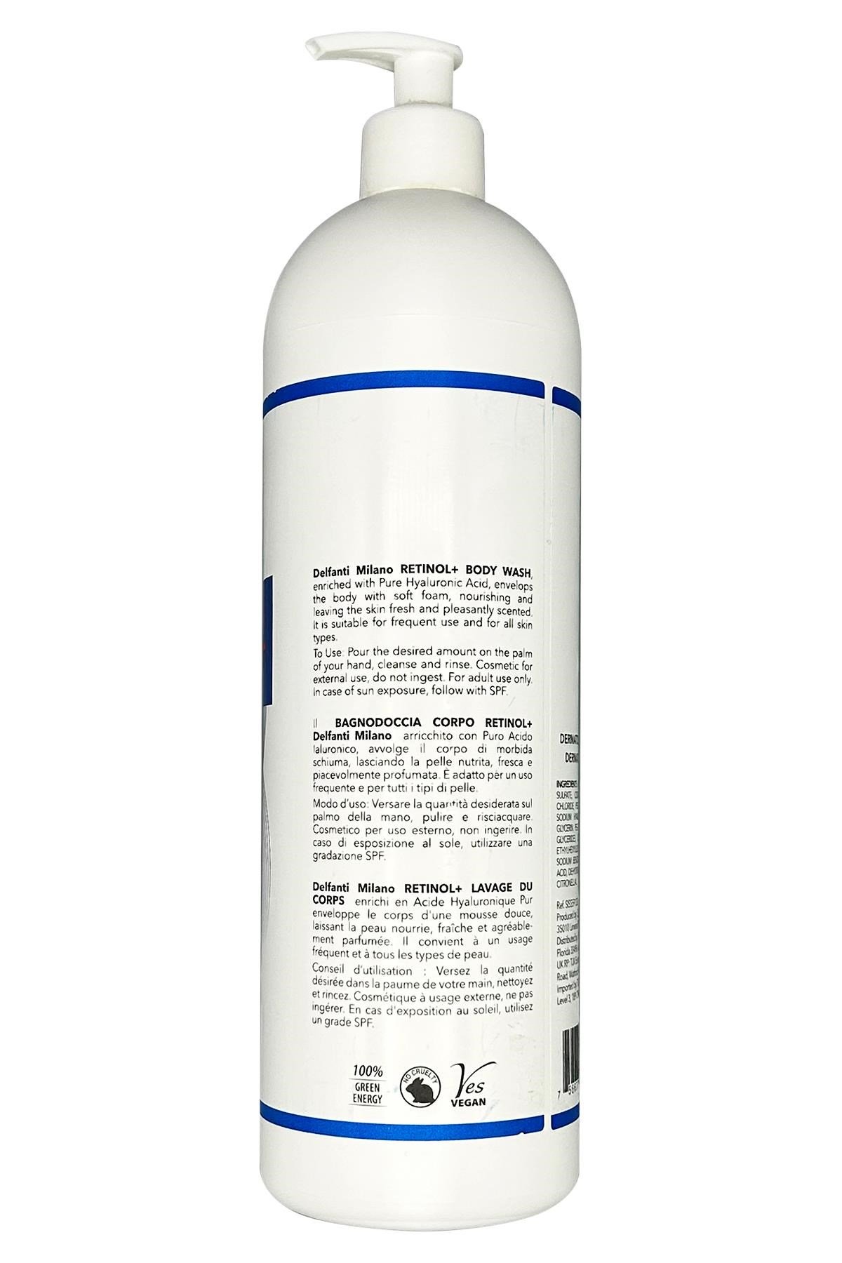 Delfanti Milano Retinol+ Nemlendirici Duş Jeli 1000ML