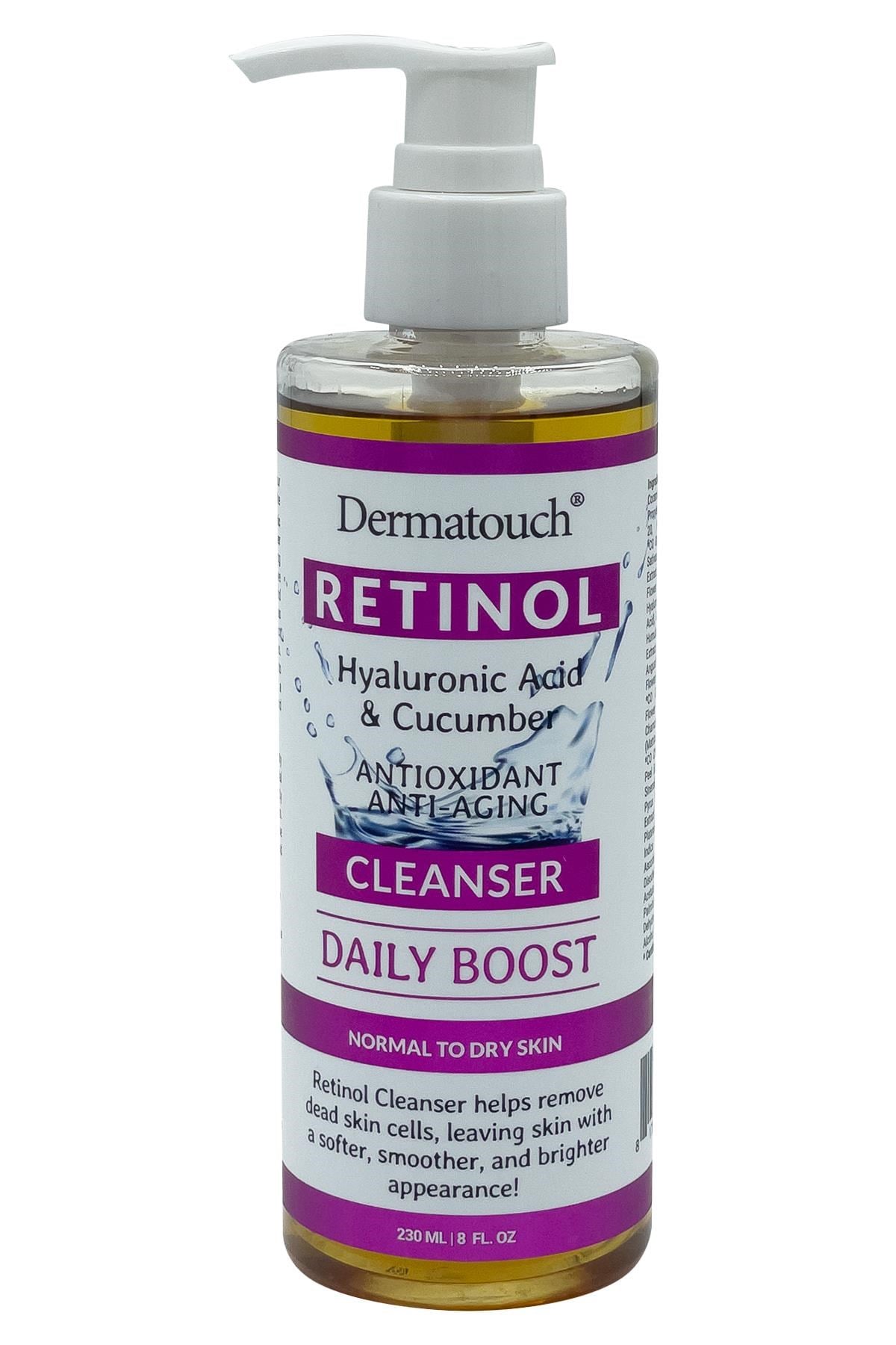 Dermatouch Retinol Hyaluronic Acid & Cucumber Temizleyici 230ML